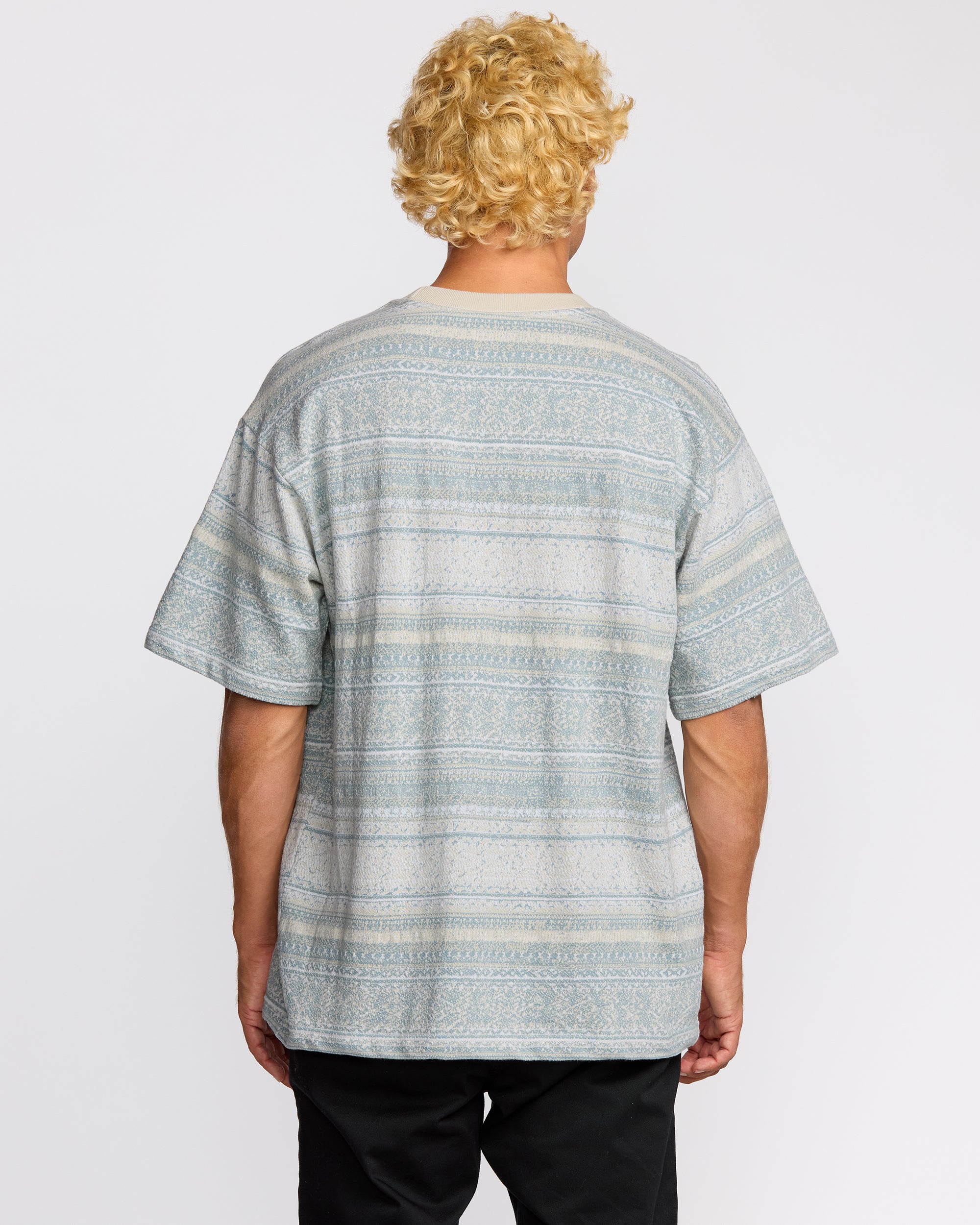 Sunshines Garage Short Sleeve T-Shirt - Stone Blue - Image 2