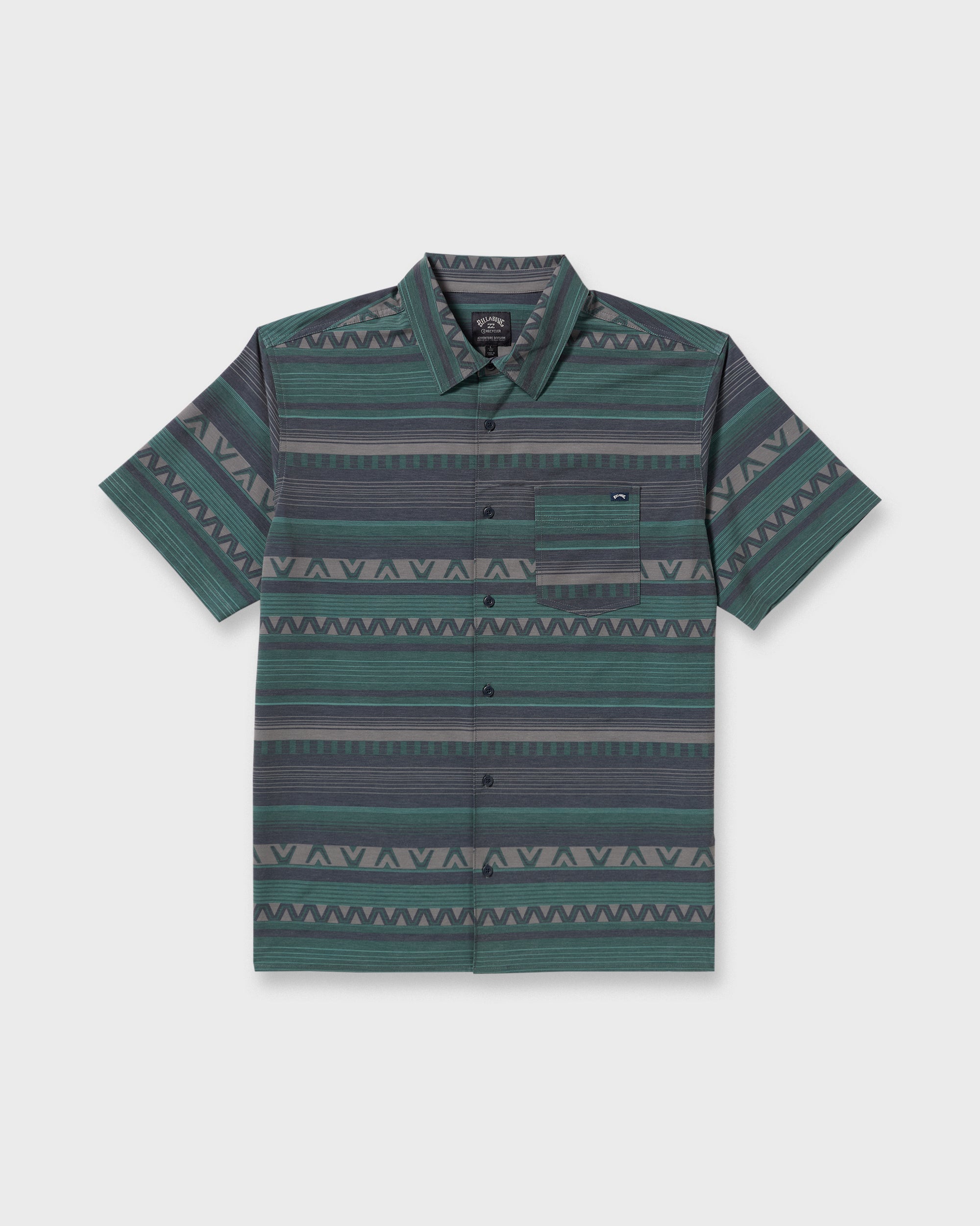 Surftrek Transit Short Sleeve Shirt - Navy - Image 7