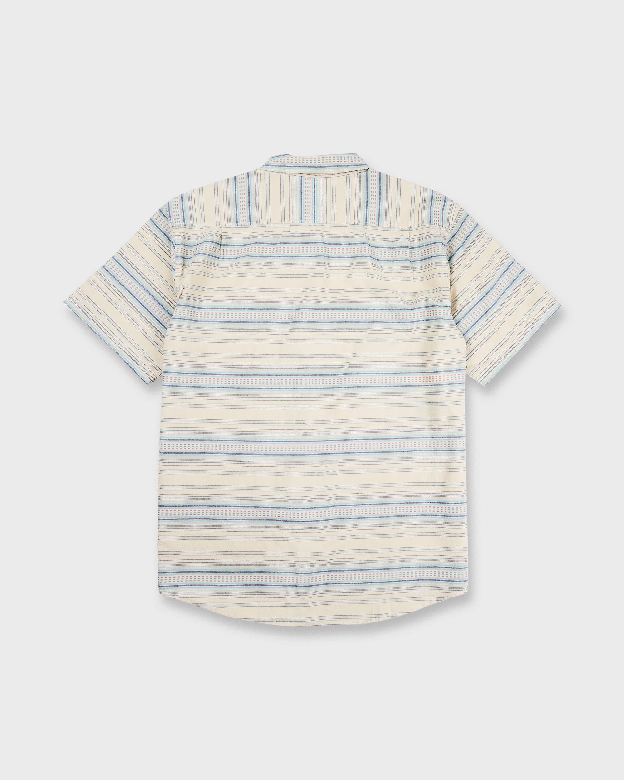 All Day Stripe Short Sleeve Shirt - Desert Sand - Image 2