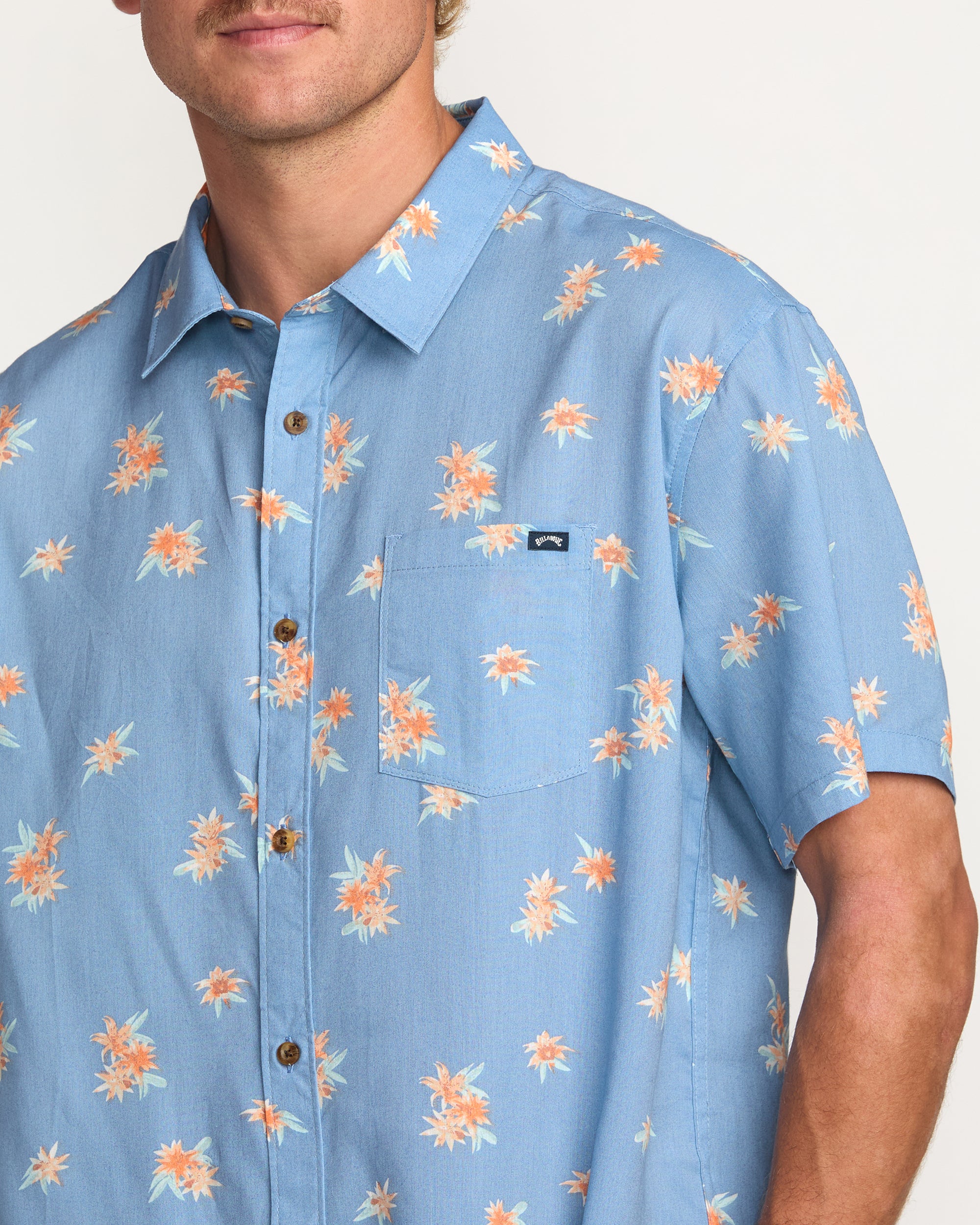 Sundays Mini Short Sleeve Shirt - Carolina Blue - Image 2