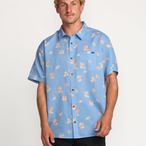 Sundays Mini Short Sleeve Shirt - Carolina Blue