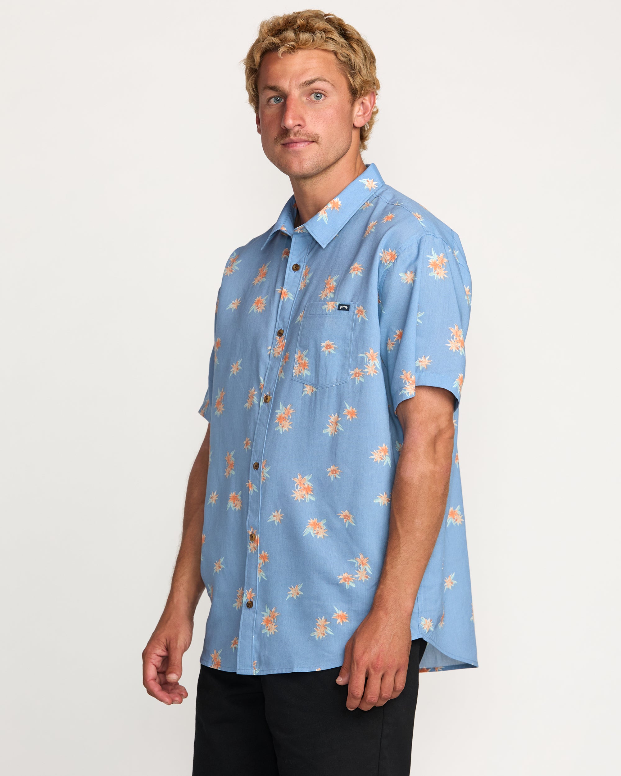 Sundays Mini Short Sleeve Shirt - Carolina Blue - Image 4