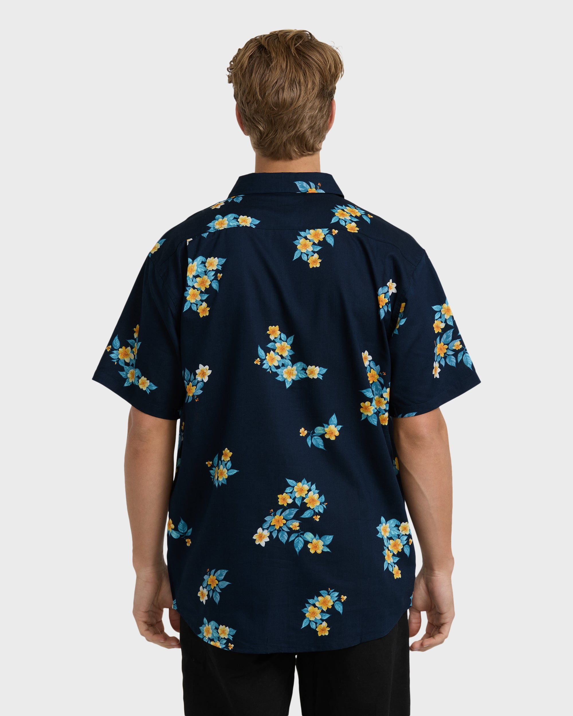 Sundays Mini Short Sleeve Shirt - Navy - Image 5