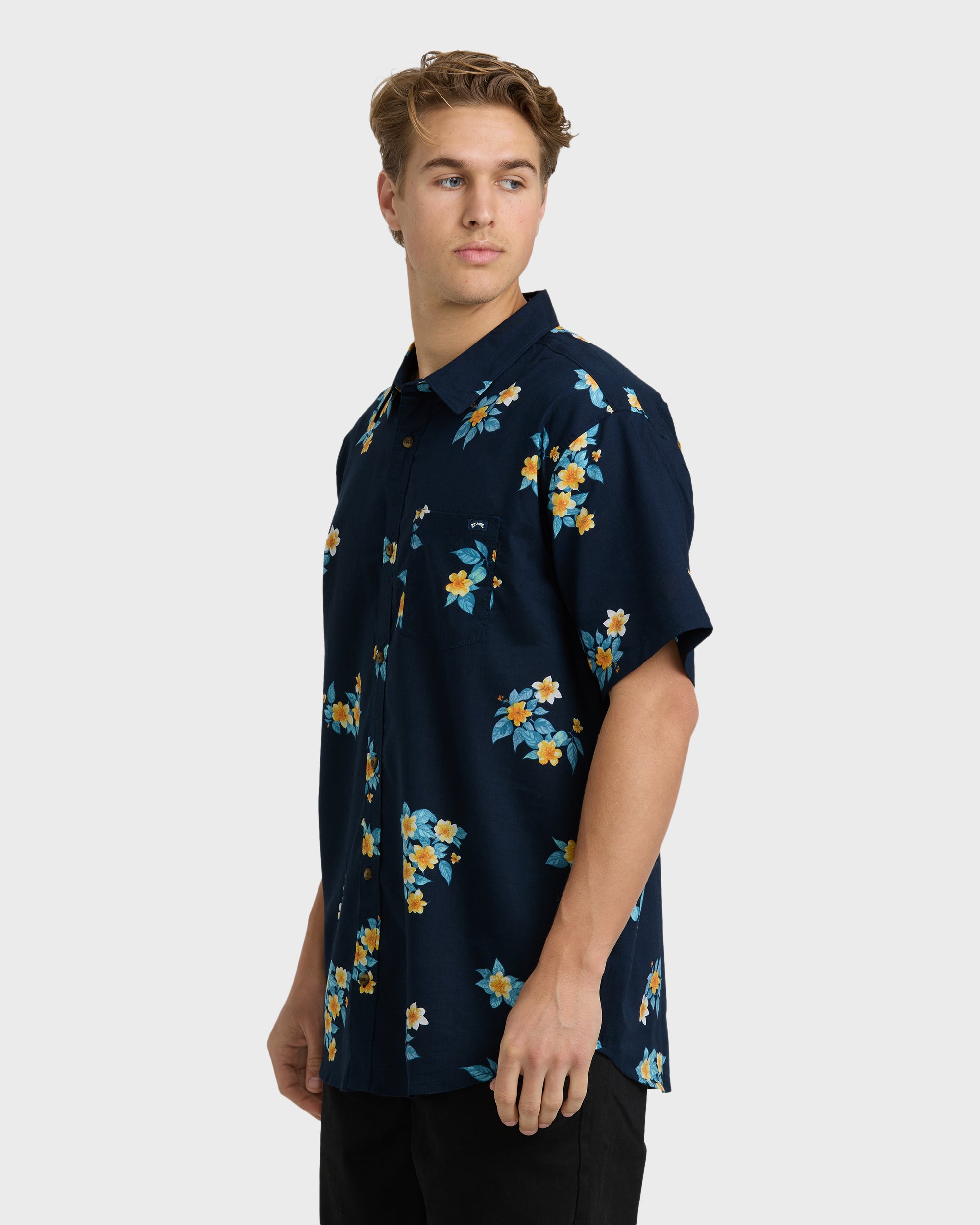 Sundays Mini Short Sleeve Shirt - Navy - Image 3