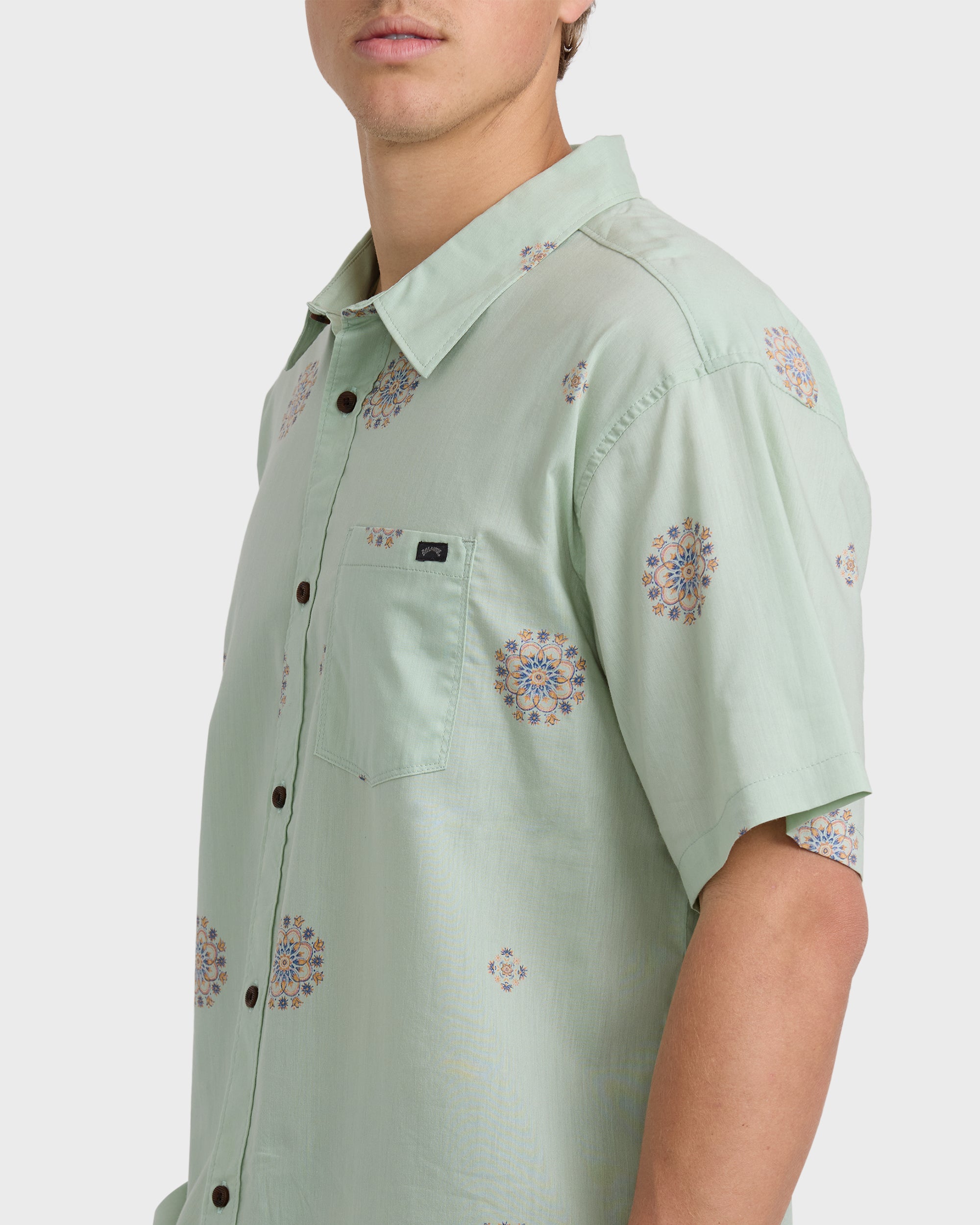 Sundays Mini Short Sleeve Shirt - Seafoam - Image 5
