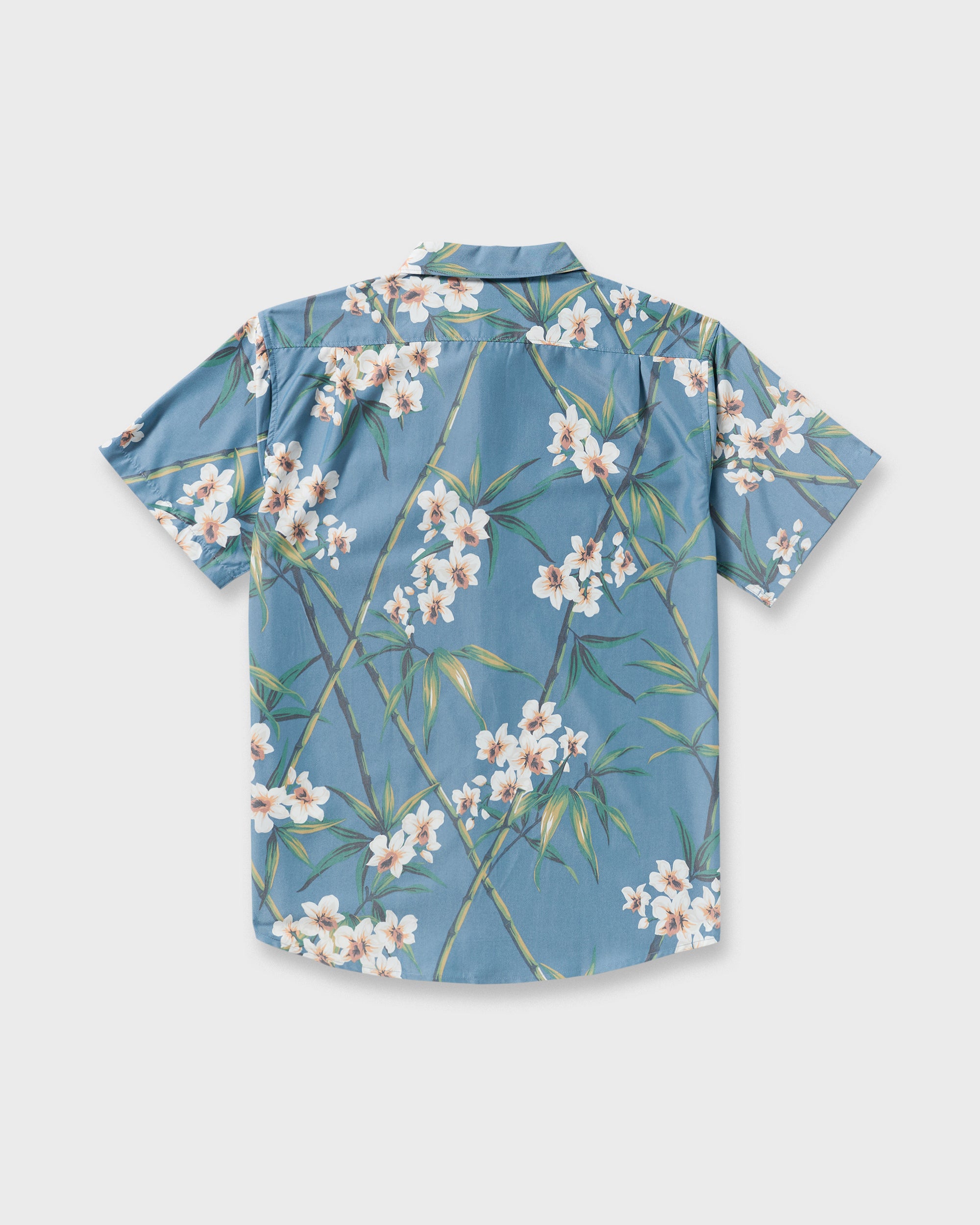 Sundays Lounge Short Sleeve Shirt - Steel Blue - Image 7