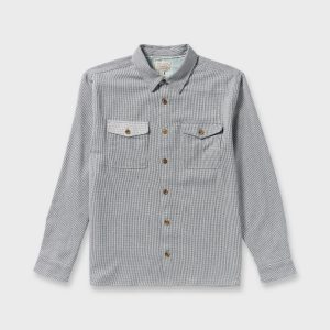 Austin Garage Long Sleeve Shirt - Stone Blue