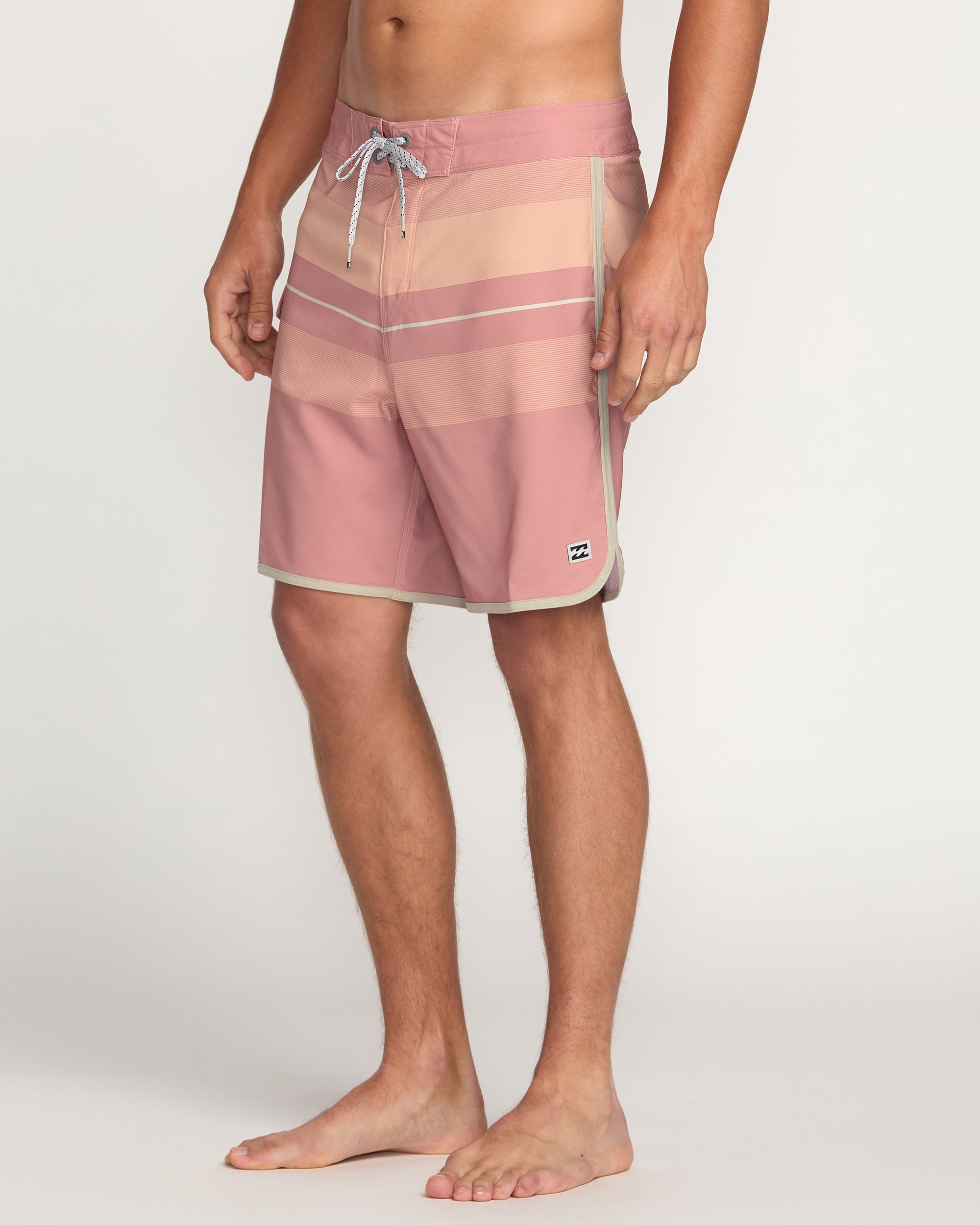 73 Pro Performance 18 Boardshorts - Dusty Pink - Image 7