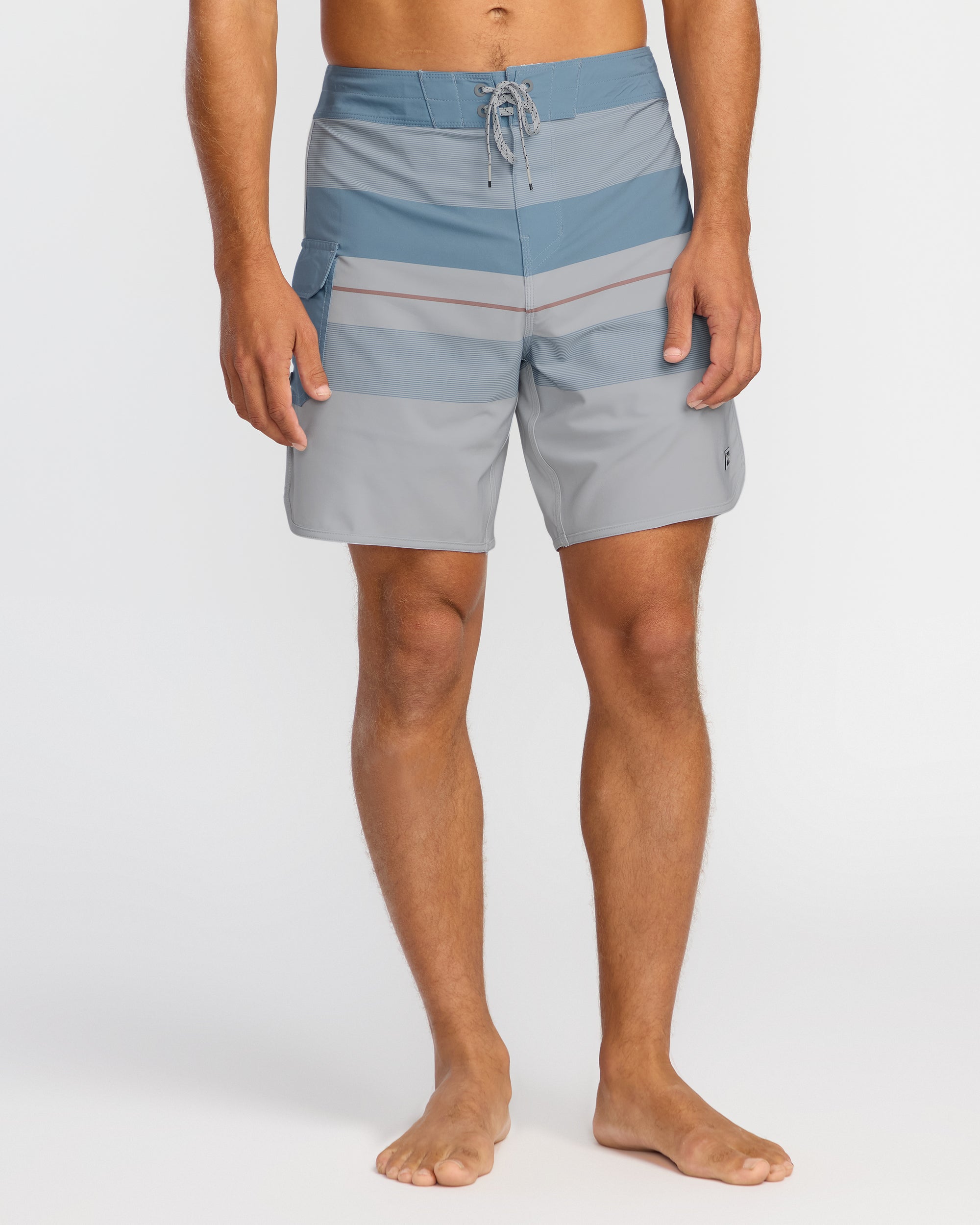 73 Pro Performance 18 Boardshorts - Sky Blue