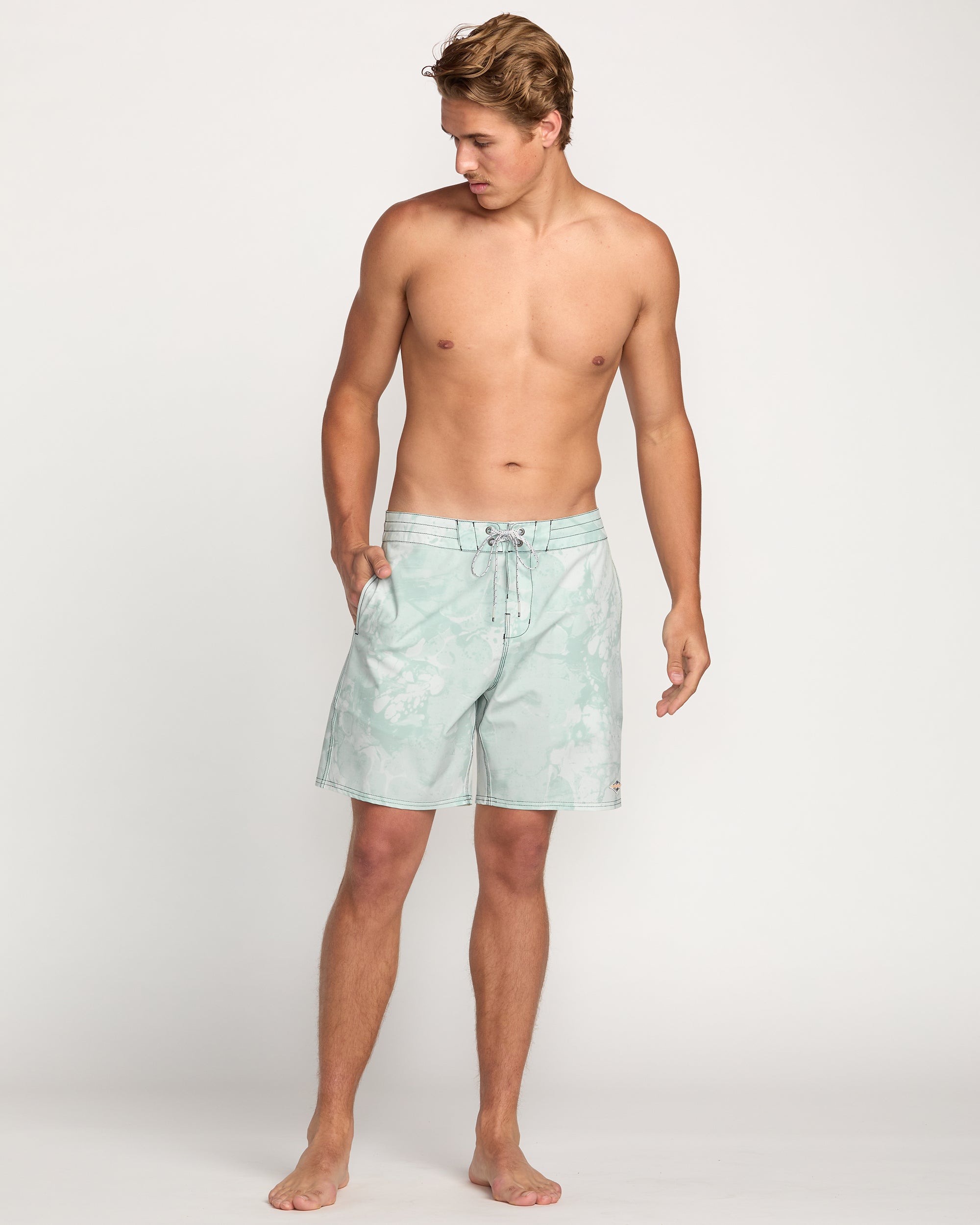 Every Other Day Lo Tide 18 Boardshorts - Seafoam - Image 6