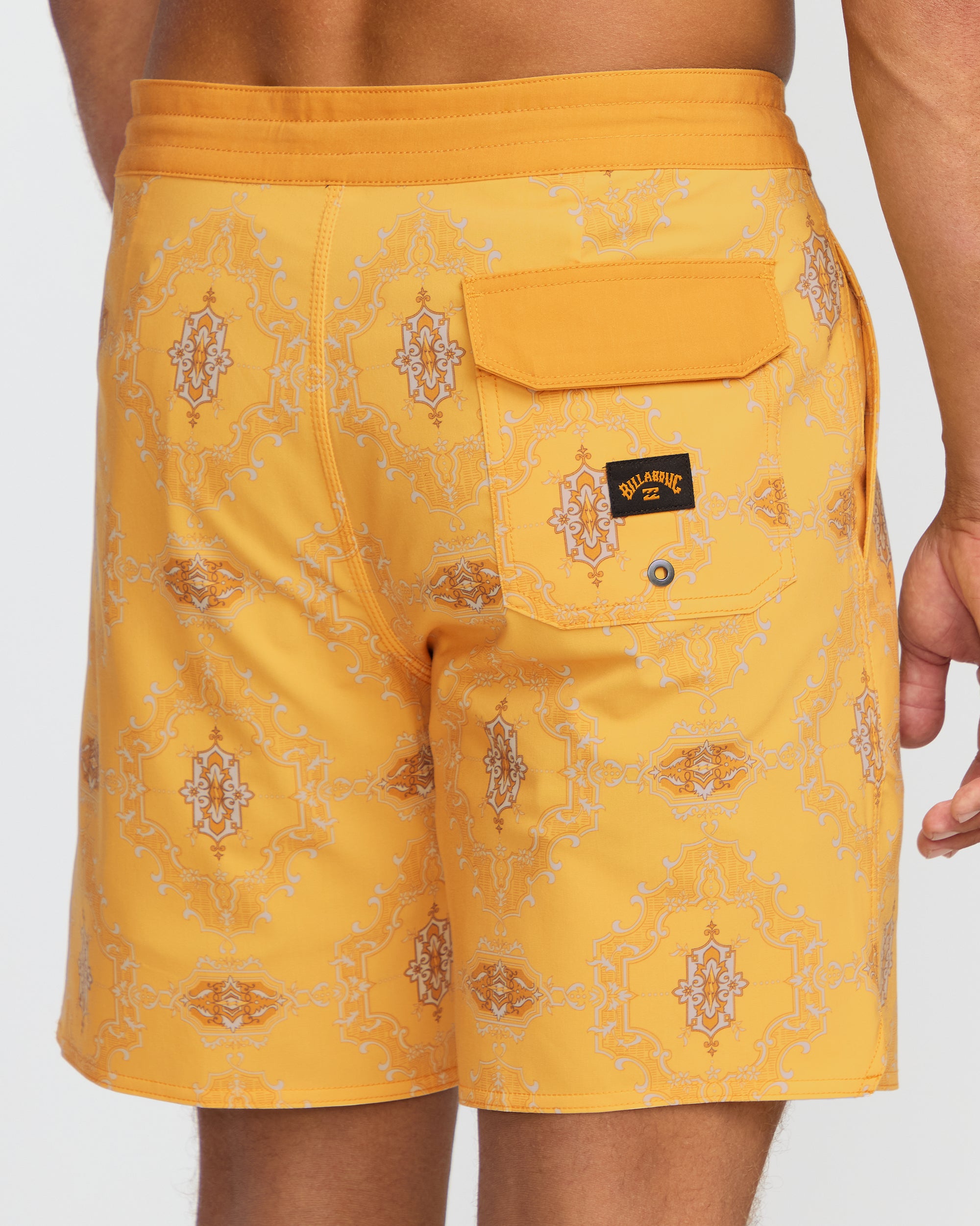 Good Times Lo Tide 18 Boardshorts - Dust Yellow - Image 8