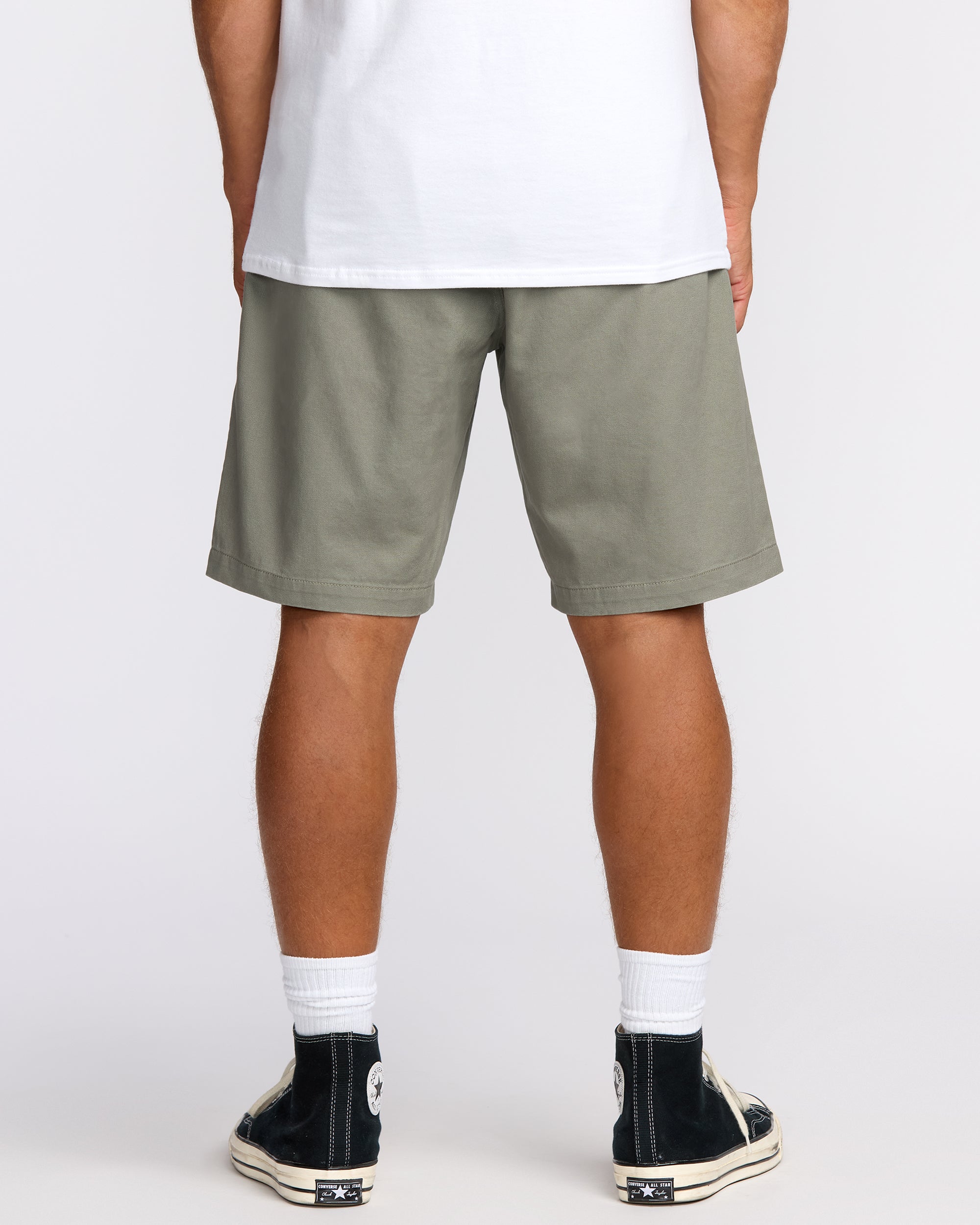 Larry Laybacks 19 Twill Shorts - Green Ash - Image 2