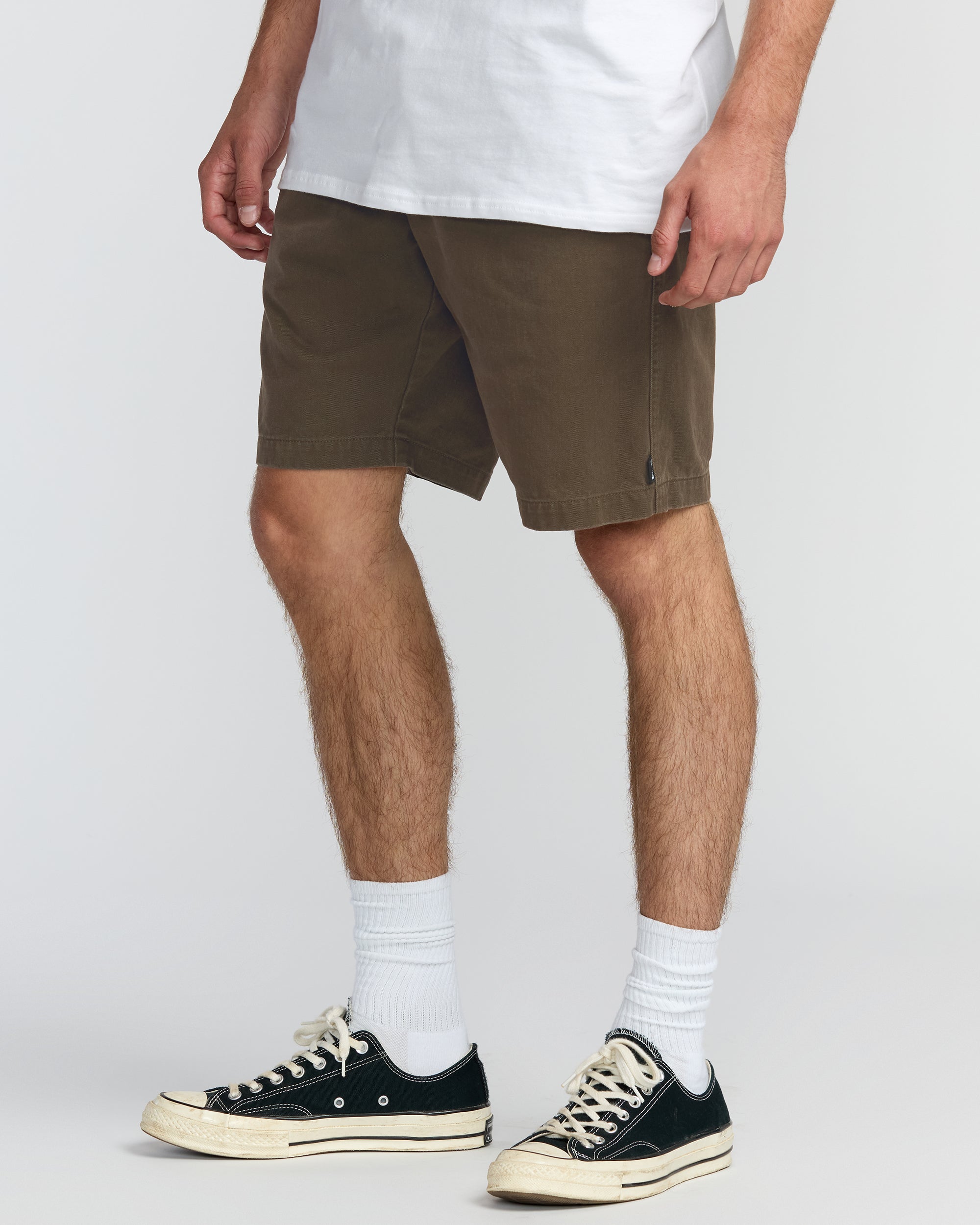 Larry Laybacks 19 Twill Shorts - Rustic Brown - Image 3