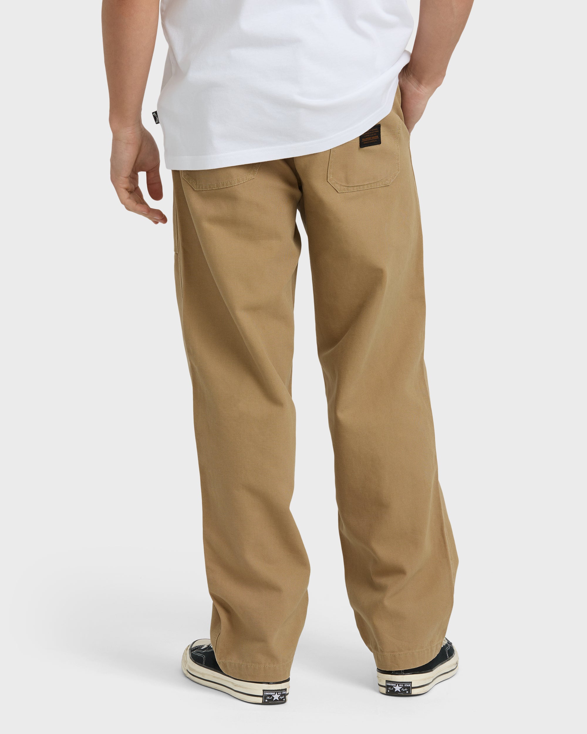 Stamped Garage Patch Pants - Gravel - Image 2