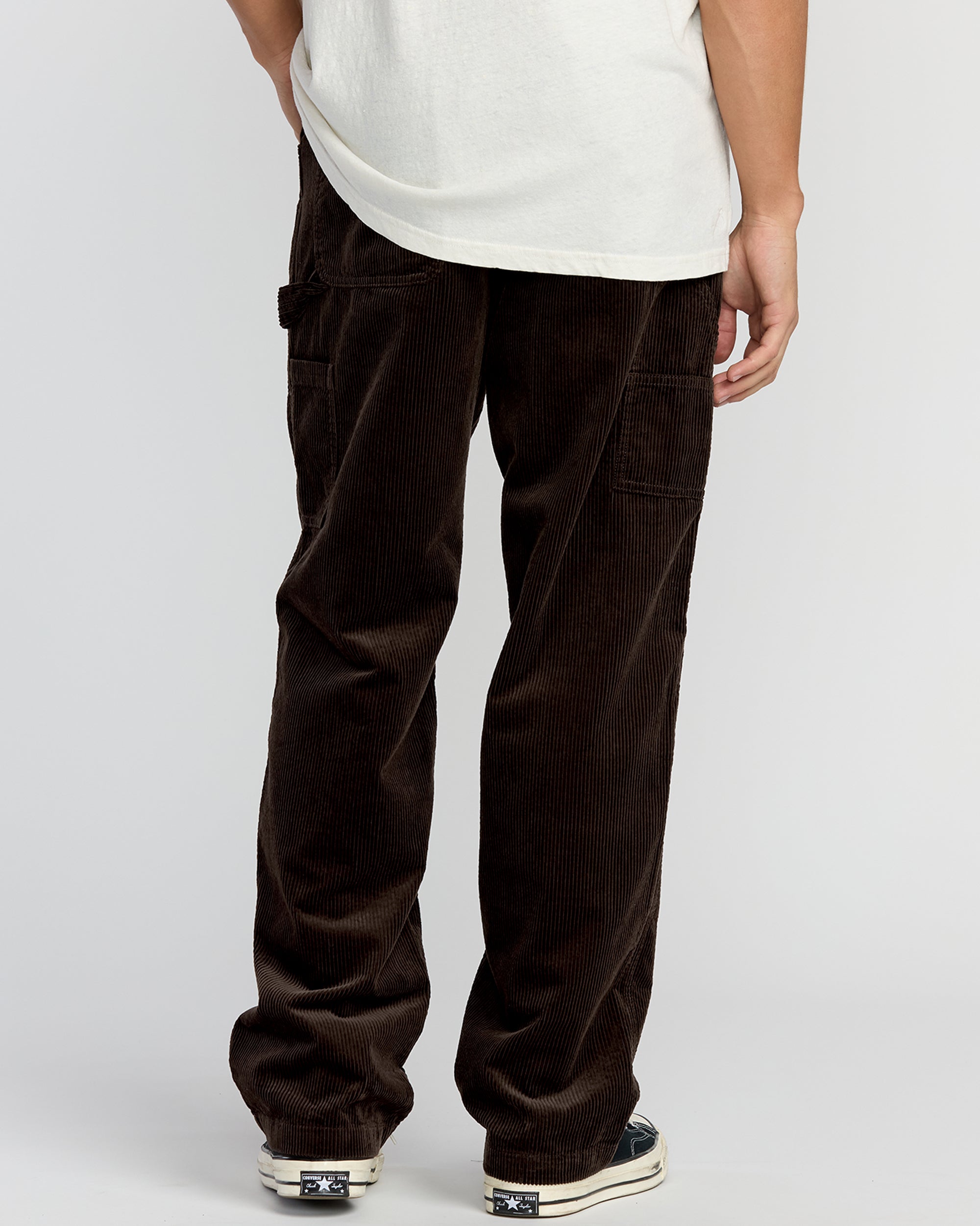 Larry Cord Garage Pants - Chocolate - Image 5