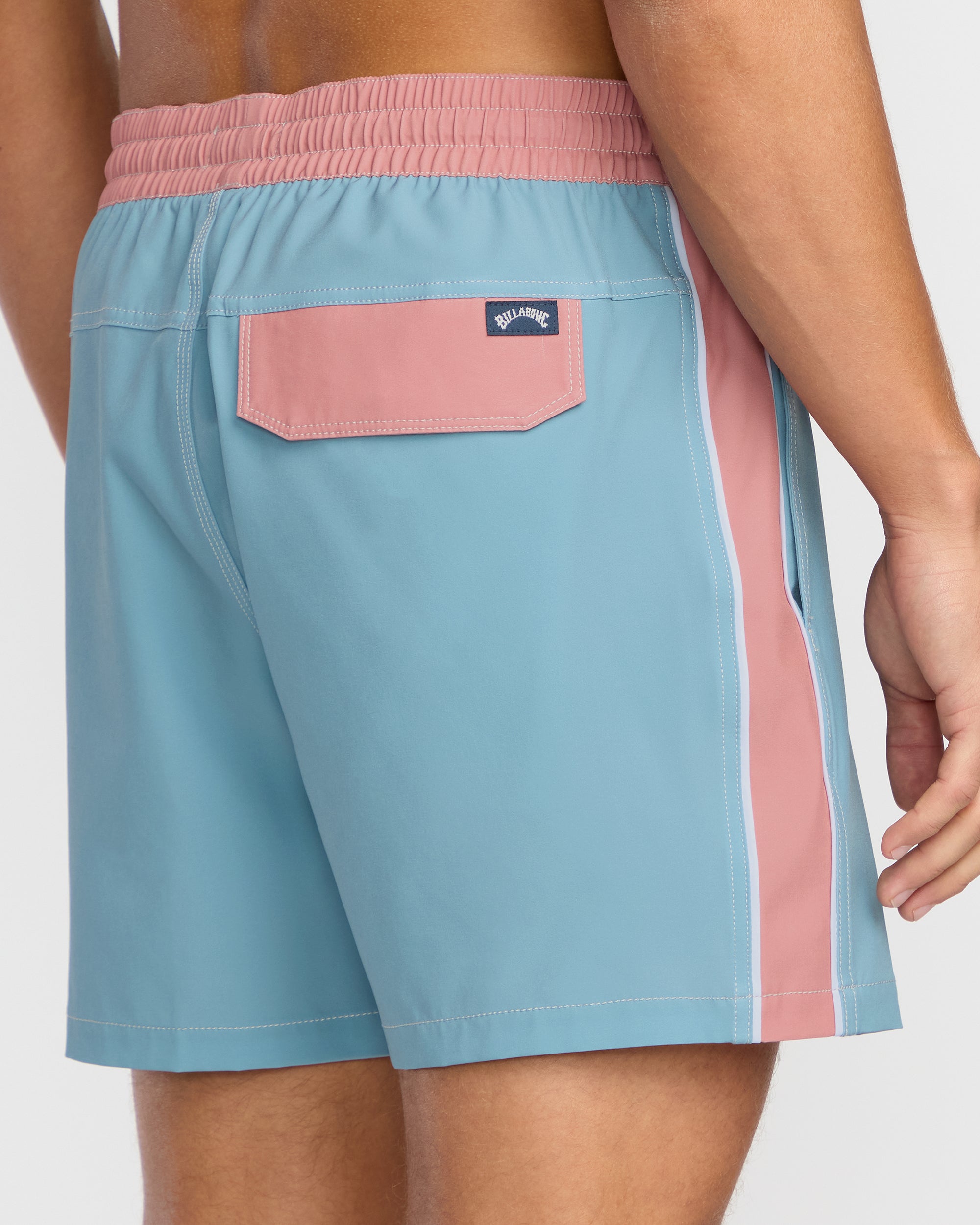 Dbah Panel Laybacks Swim Trunk - Washed Blue - Image 6