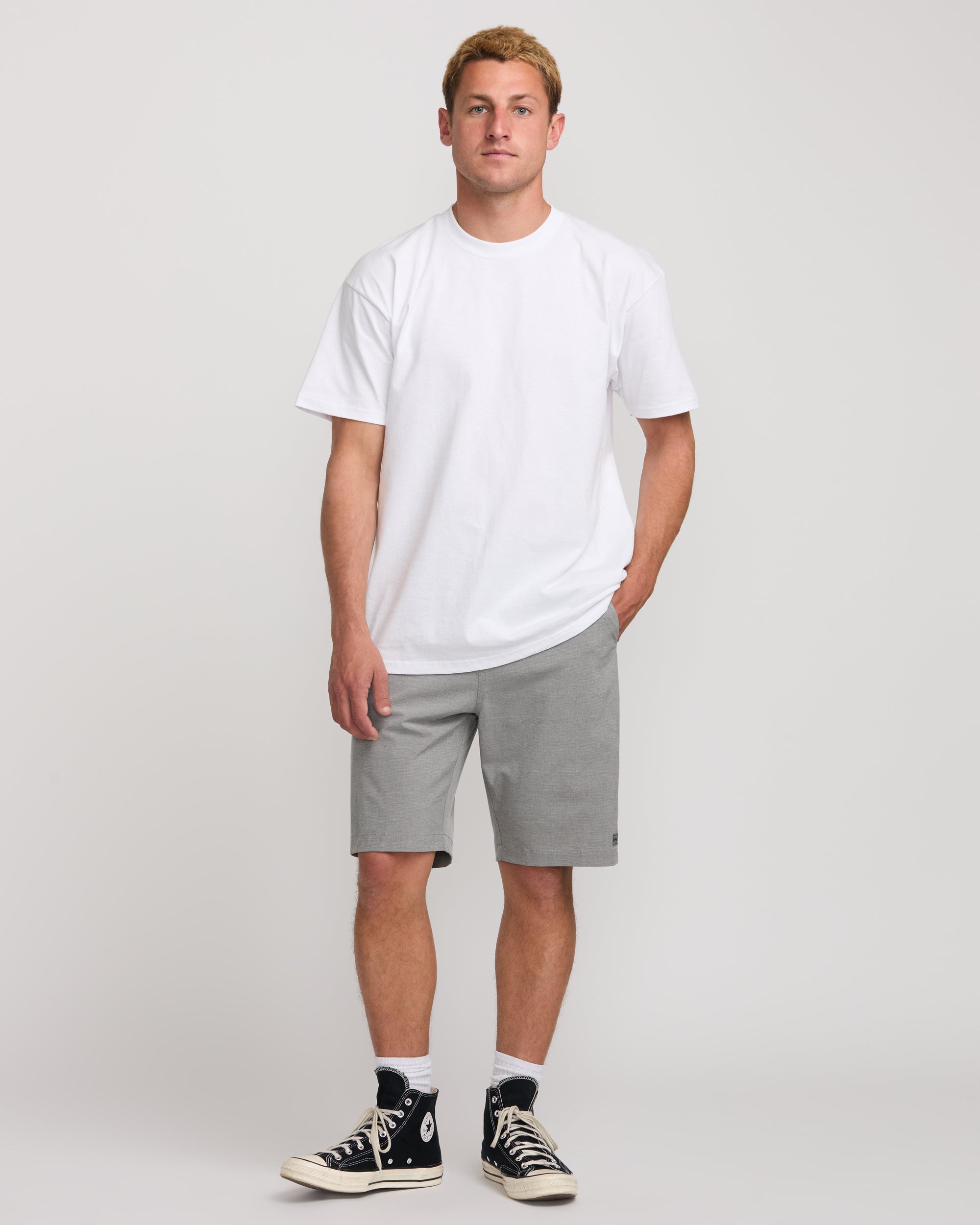 Crossfire Submersible 21 Hybrid Shorts - Gray - Image 5