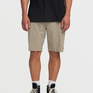 Crossfire Submersible 21 Hybrid Shorts - Khaki