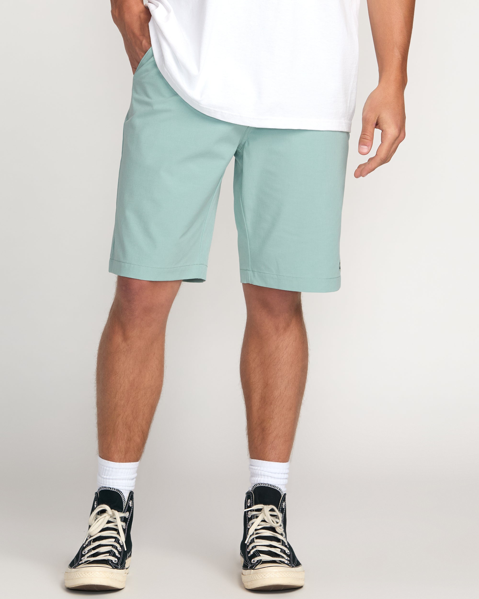Crossfire Submersible 21 Hybrid Shorts - Seafoam