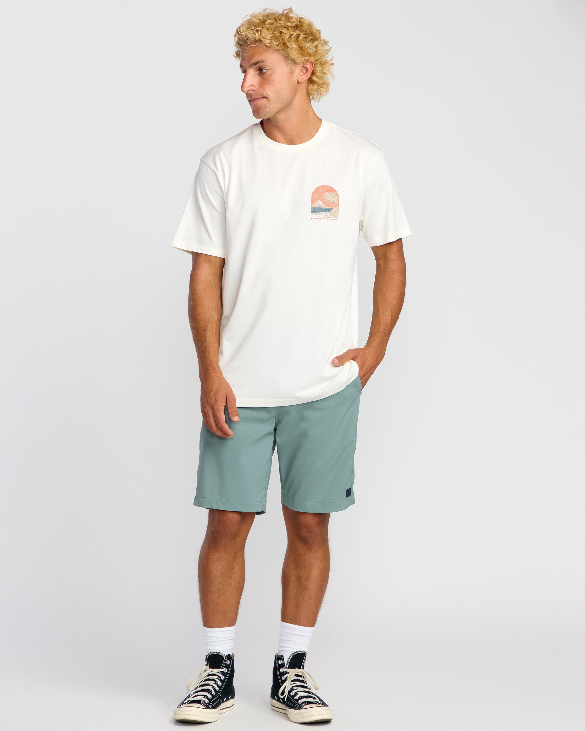 Surftrek Journey 20 Hybrid Shorts - Sea Blue - Image 4