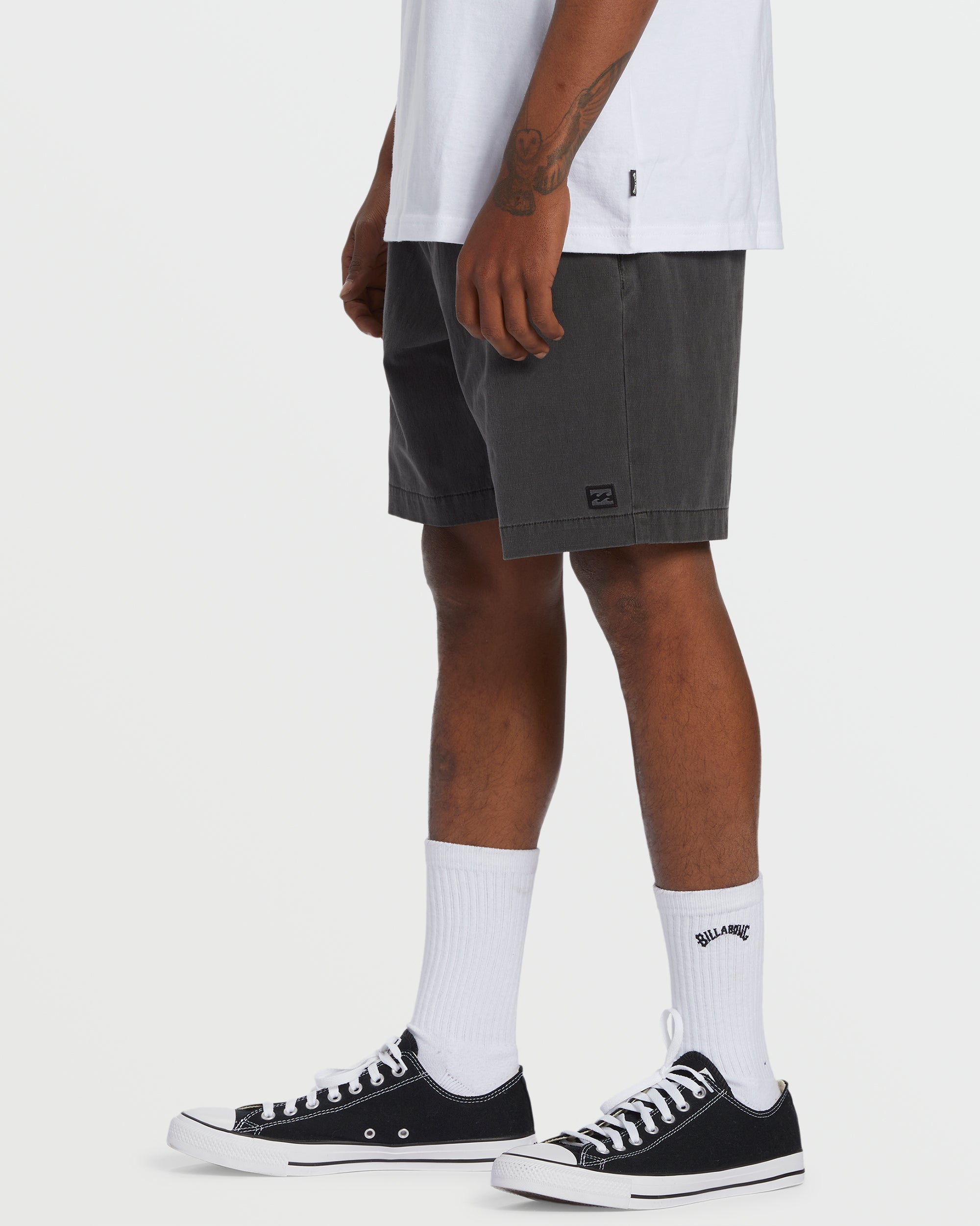 Crossfire Wave Wash Submersible 18 Hybrid Shorts - Washed Black - Image 7