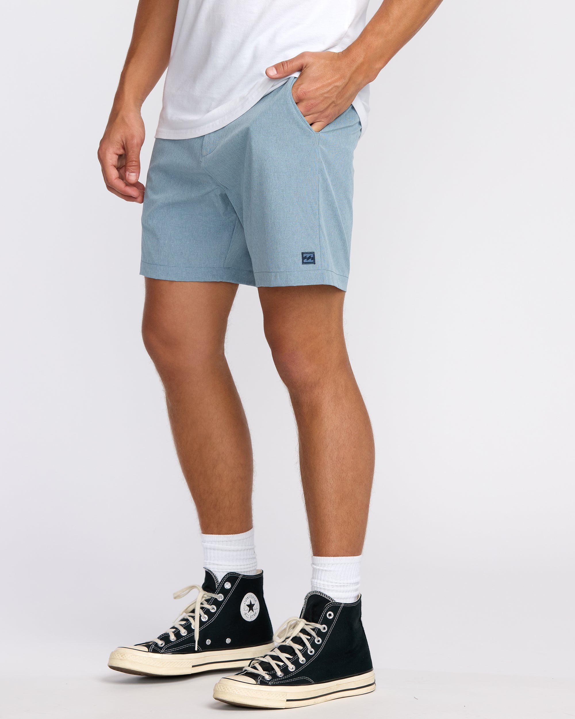 Crossfire Submersible 17 Hybrid Shorts - Slate Blue - Image 3