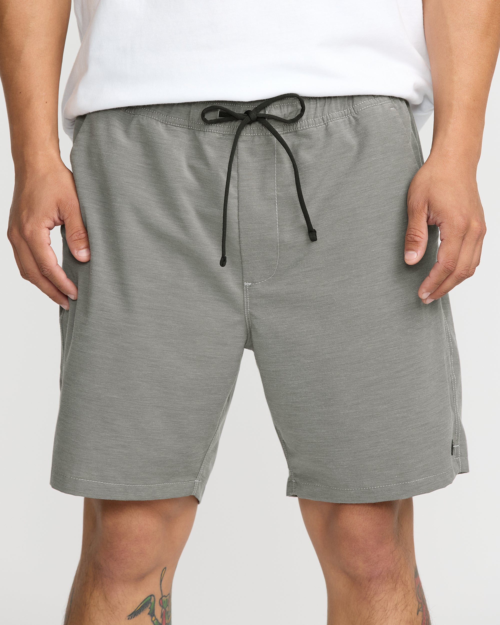 Surftrek Transit Elastic 17 Hybrid Shorts - Pewter - Image 6