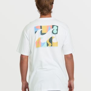 Crayon Wave Premium Tee - White