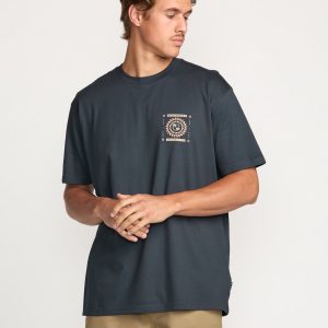 Spun Out Premium Tee - Aged Indigo