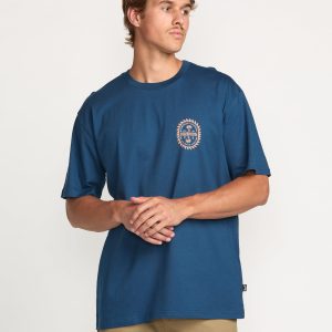 Sun Rays Regular Tee - Deep Blue