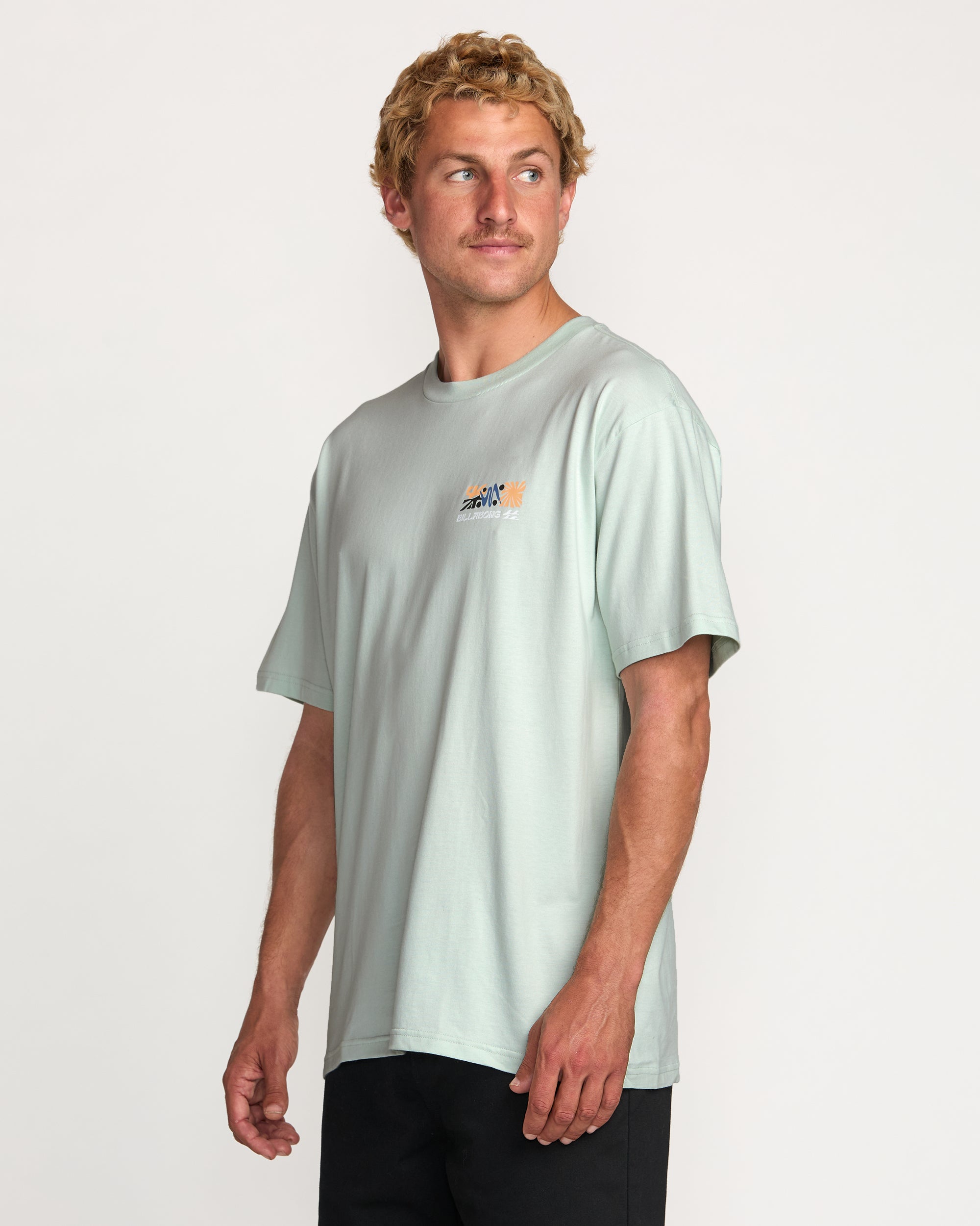 Segment Regular Tee - Ash Blue - Image 6