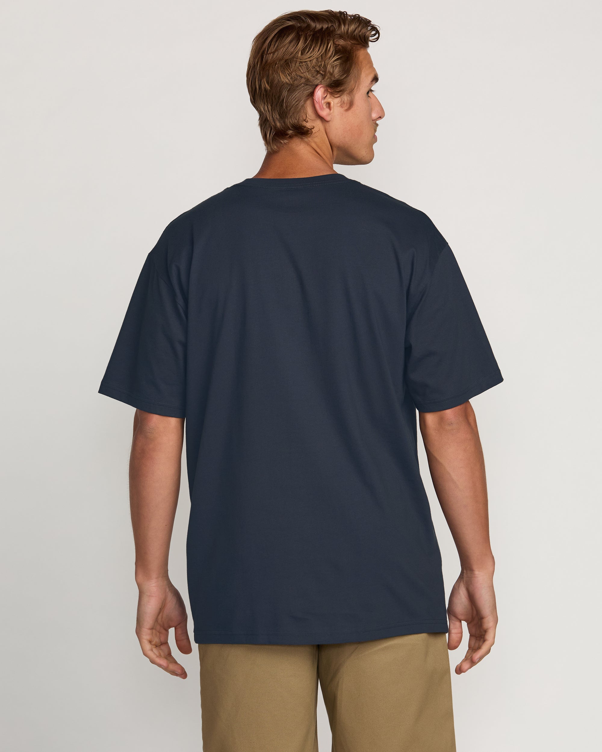 Triple Up Regular Tee - Aged Indigo - Image 2