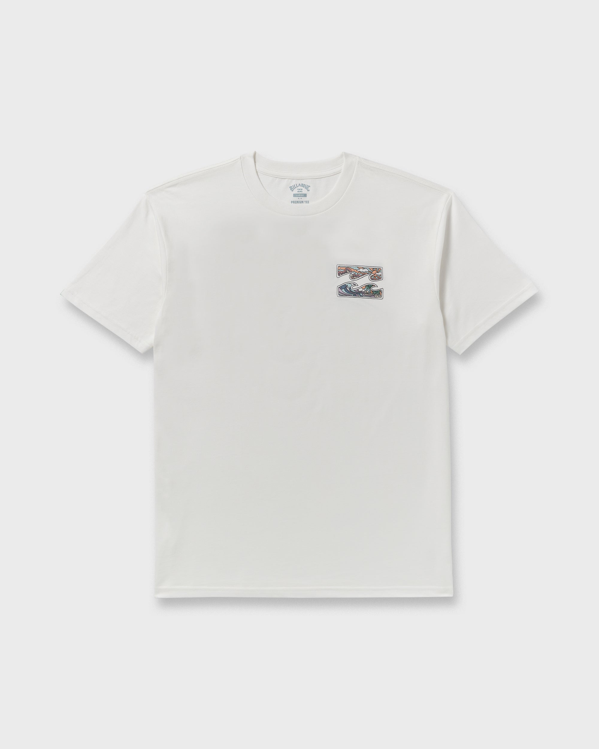 Crayon Wave Premium Short Sleeve T-Shirt - Off White - Image 6