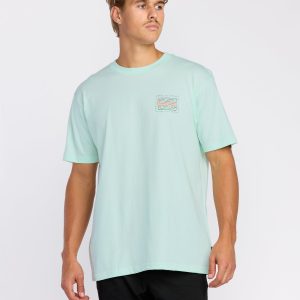 Crayon Wave Premium Short Sleeve T-Shirt - Sea Glass
