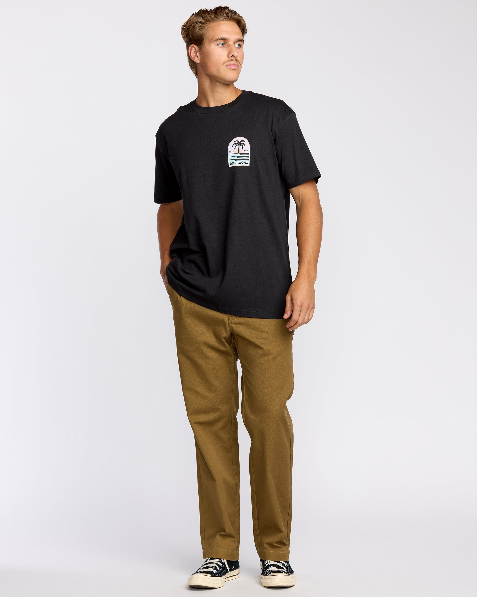 Portal Premium Short Sleeve T-Shirt - Washed Black - Image 4