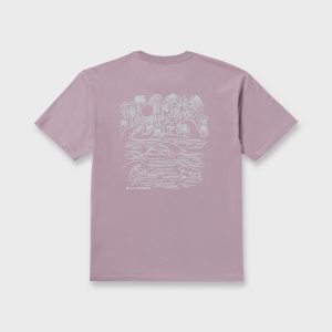 Scenes Regular Short Sleeve T-Shirt - Purple Ash