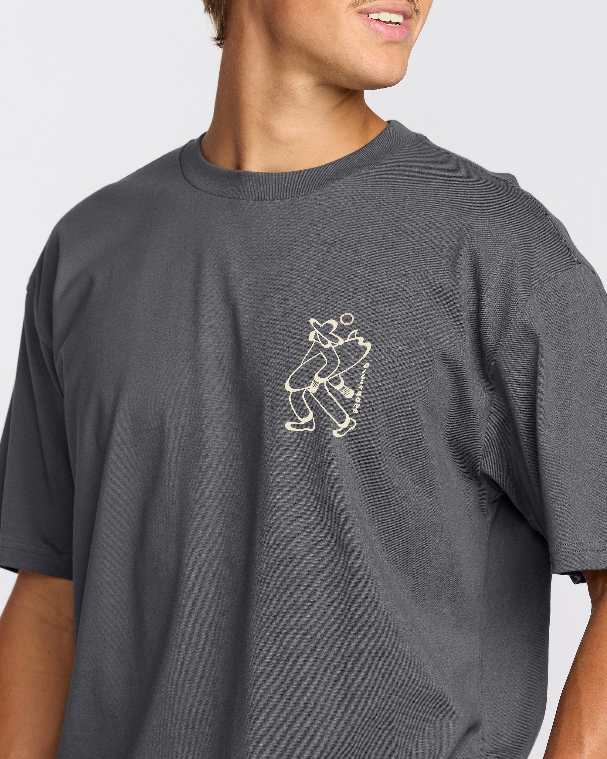 Up The Beach Regular Short Sleeve T-Shirt - Char - Image 7