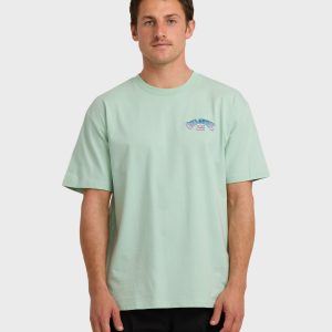 Wax Arch Regular Short Sleeve T-Shirt - Seafoam