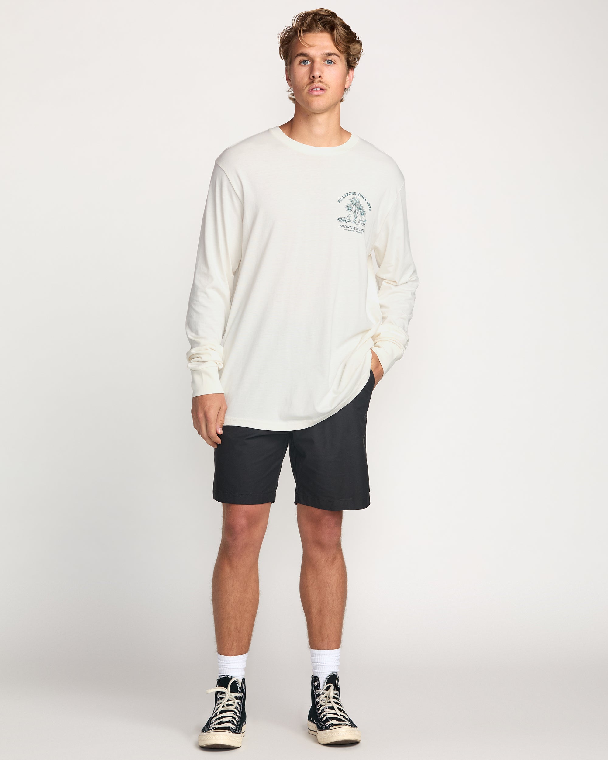 Dusty Road A/Div Long Sleeve Tee - Off White - Image 5