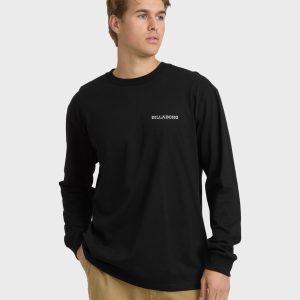 Surf Dreams Regular Long Sleeve T-Shirt - Black