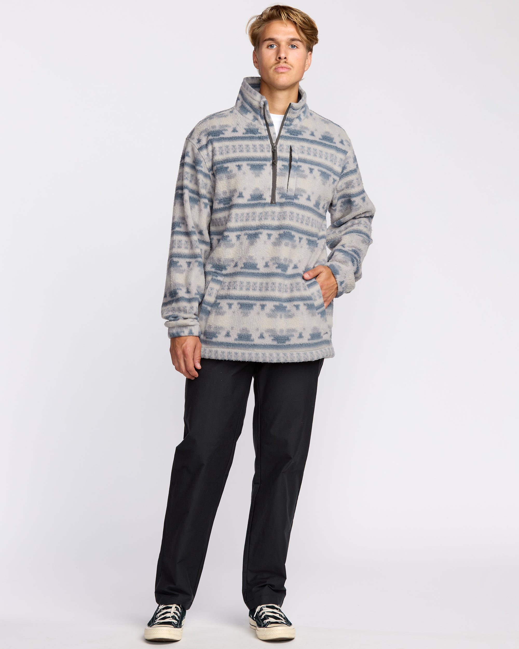 Boundary Mock Sweatshirt - Alloy - Image 4