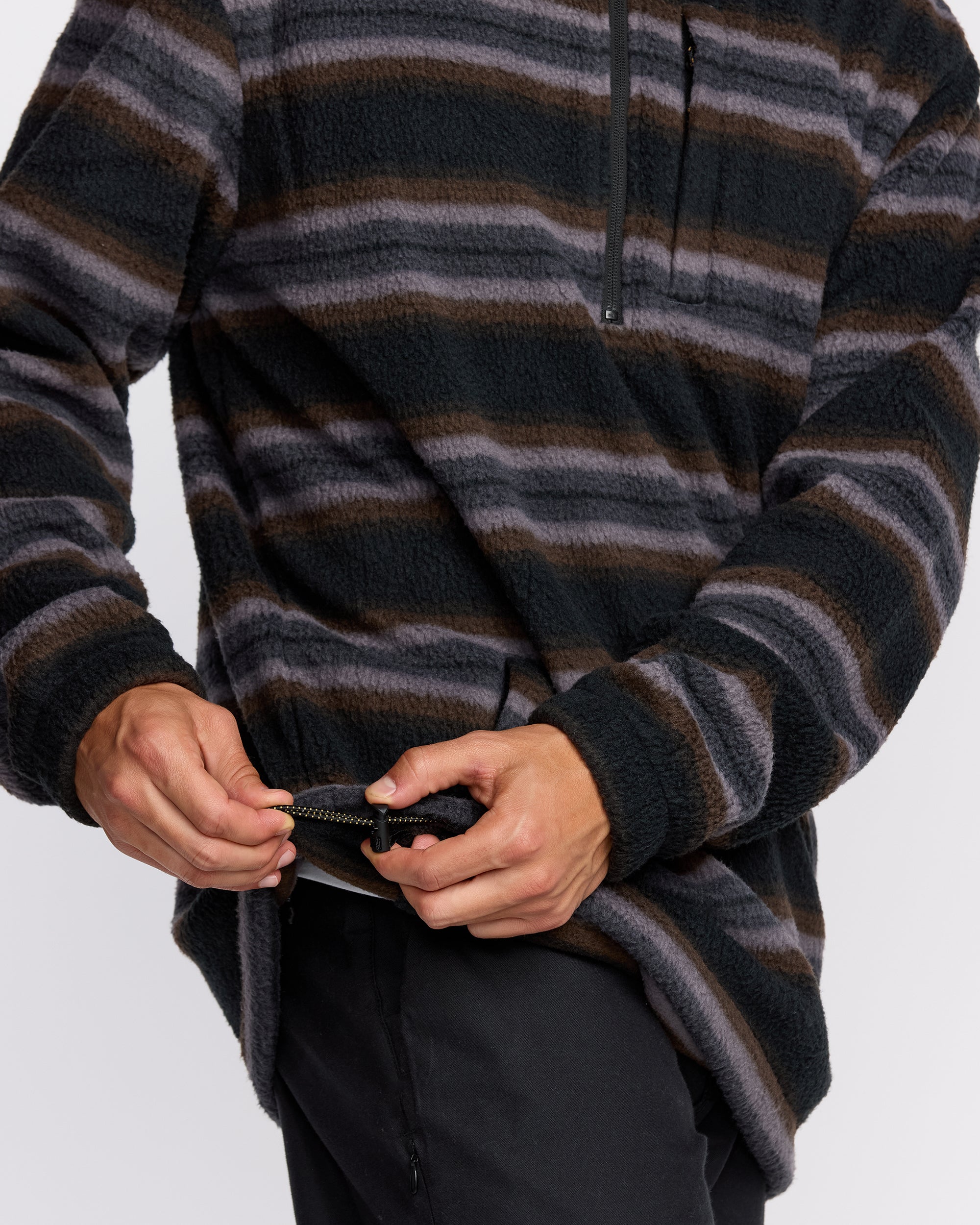 Boundary Mock Sweatshirt - Black - Image 6