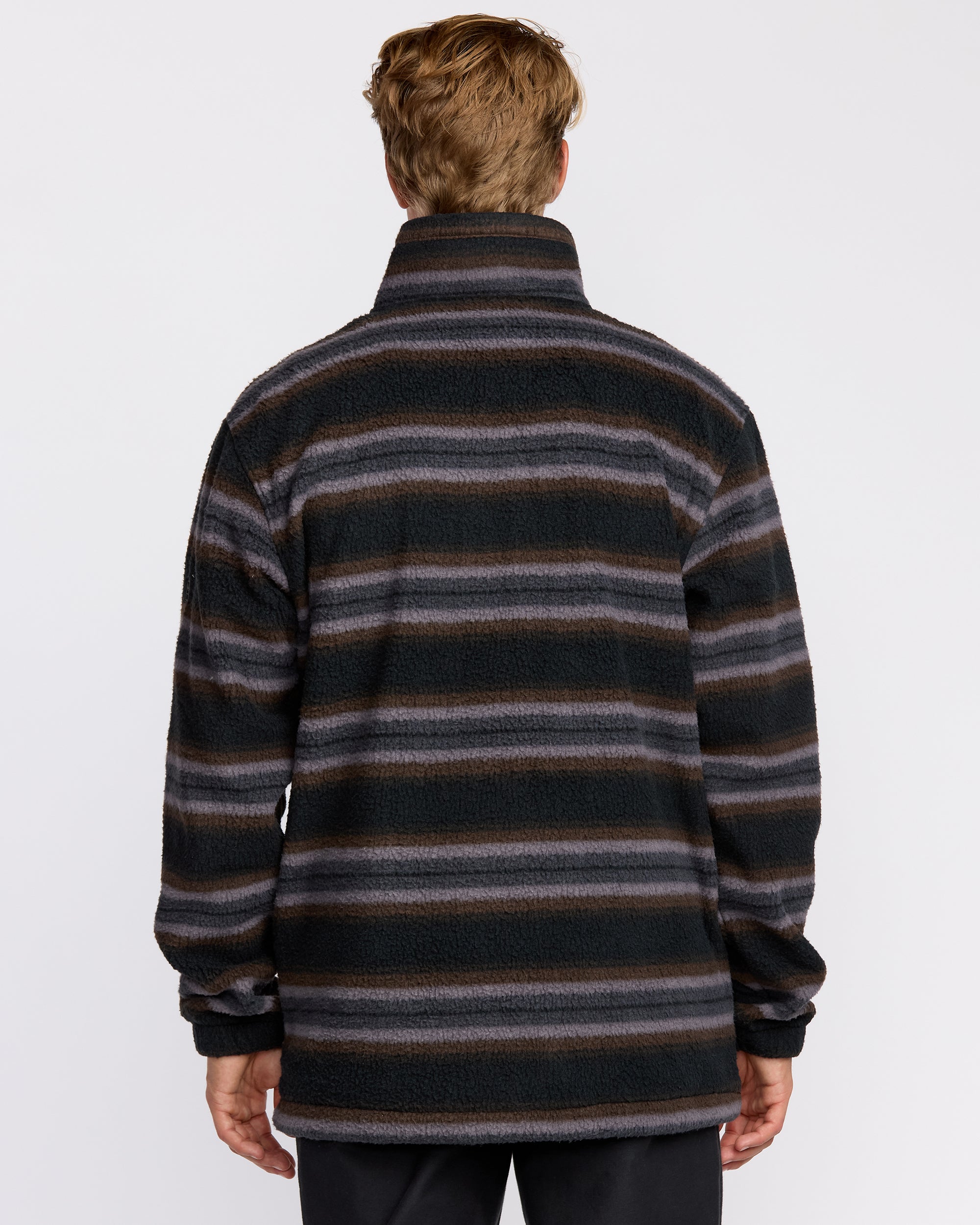 Boundary Mock Sweatshirt - Black - Image 2