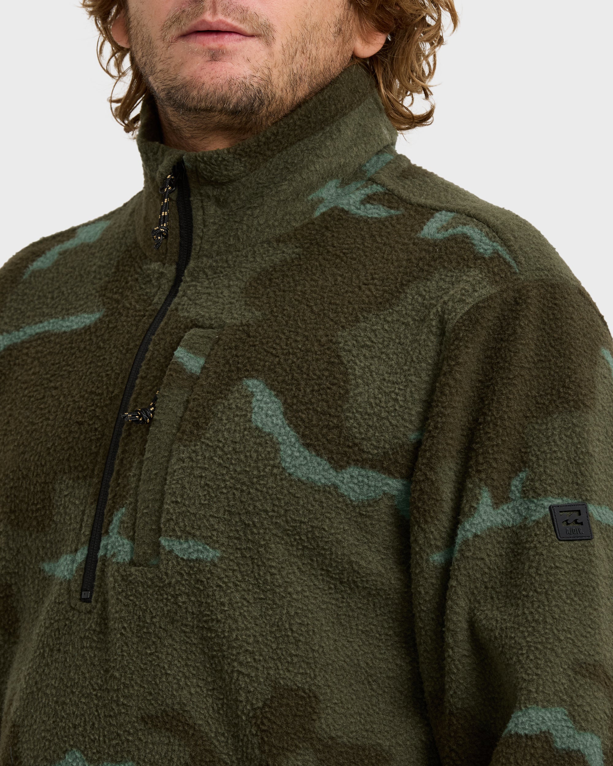 Boundary Mock Sweatshirt - Military Camo - Image 3