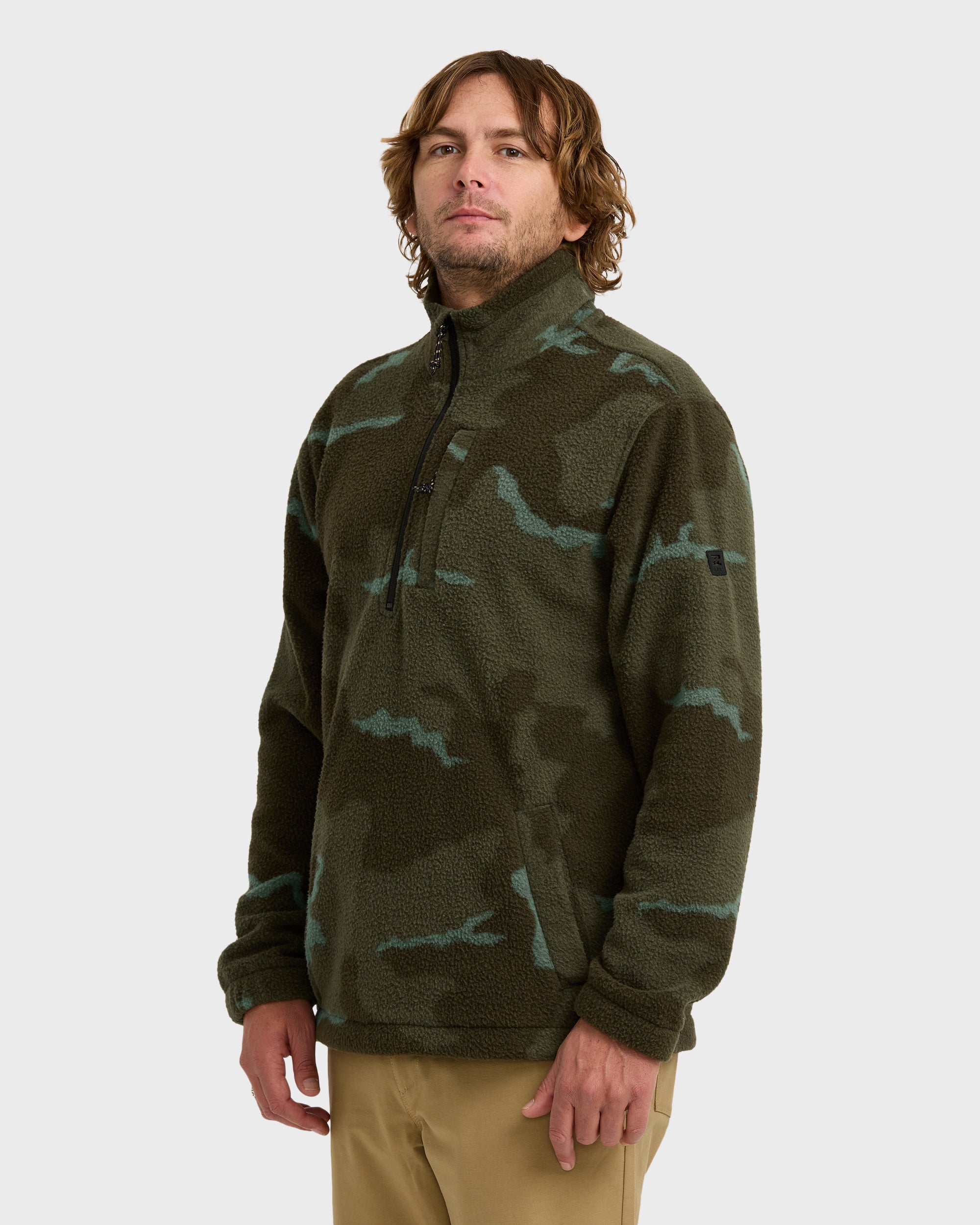 Boundary Mock Sweatshirt - Military Camo - Image 5