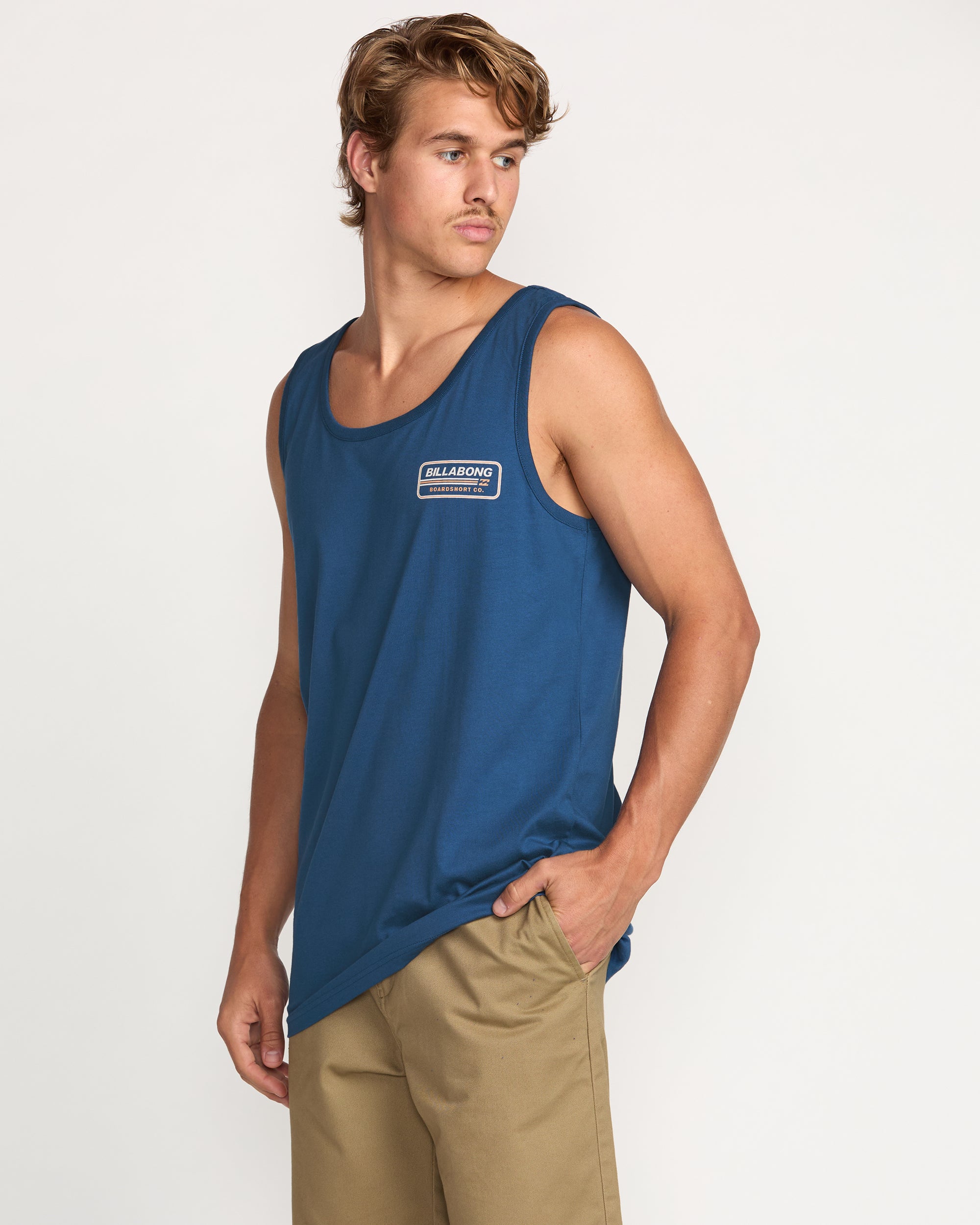 Walled Premium Tank - Deep Blue - Image 6