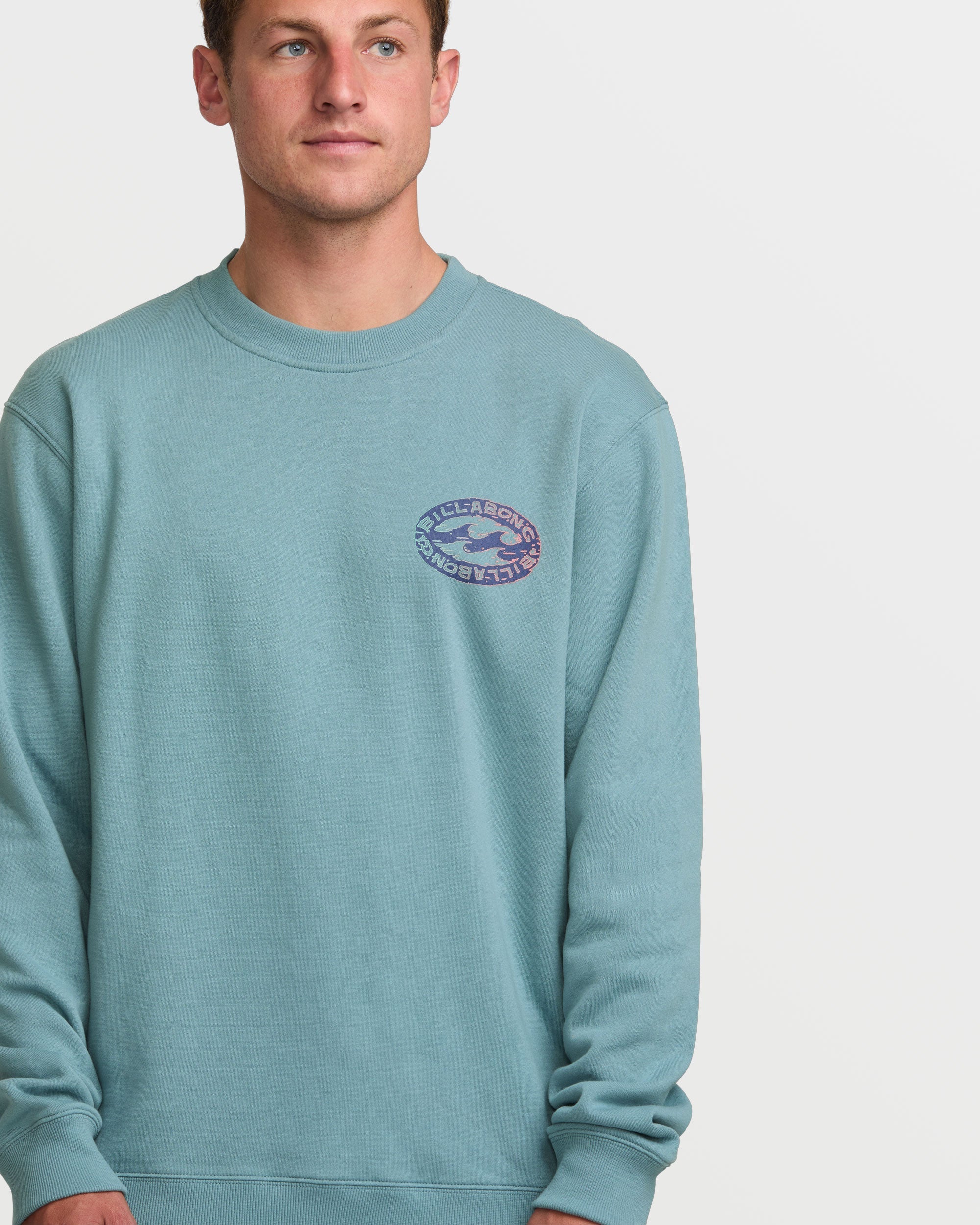 Short Sands Crew Sweatshirt - Washed Blue - Image 4