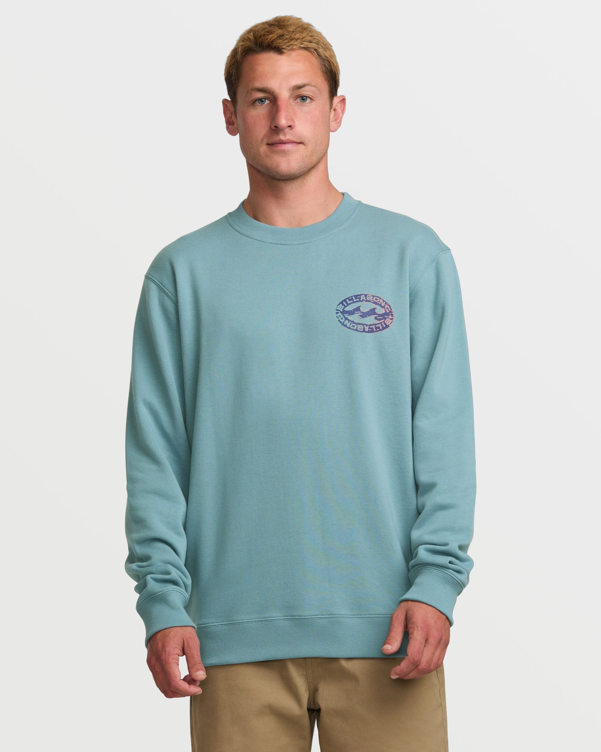 Short Sands Crew Sweatshirt - Washed Blue - Image 2