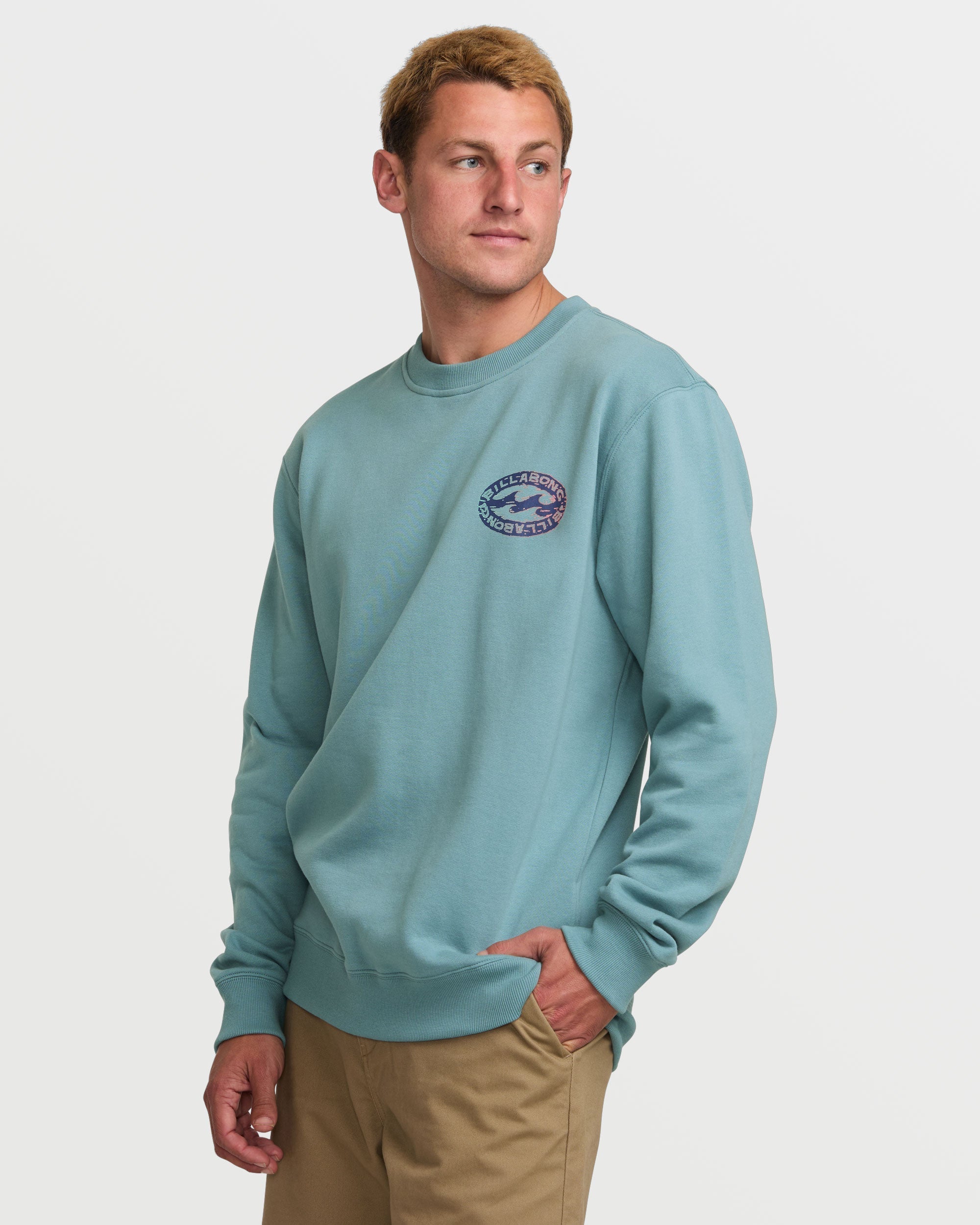 Short Sands Crew Sweatshirt - Washed Blue - Image 3