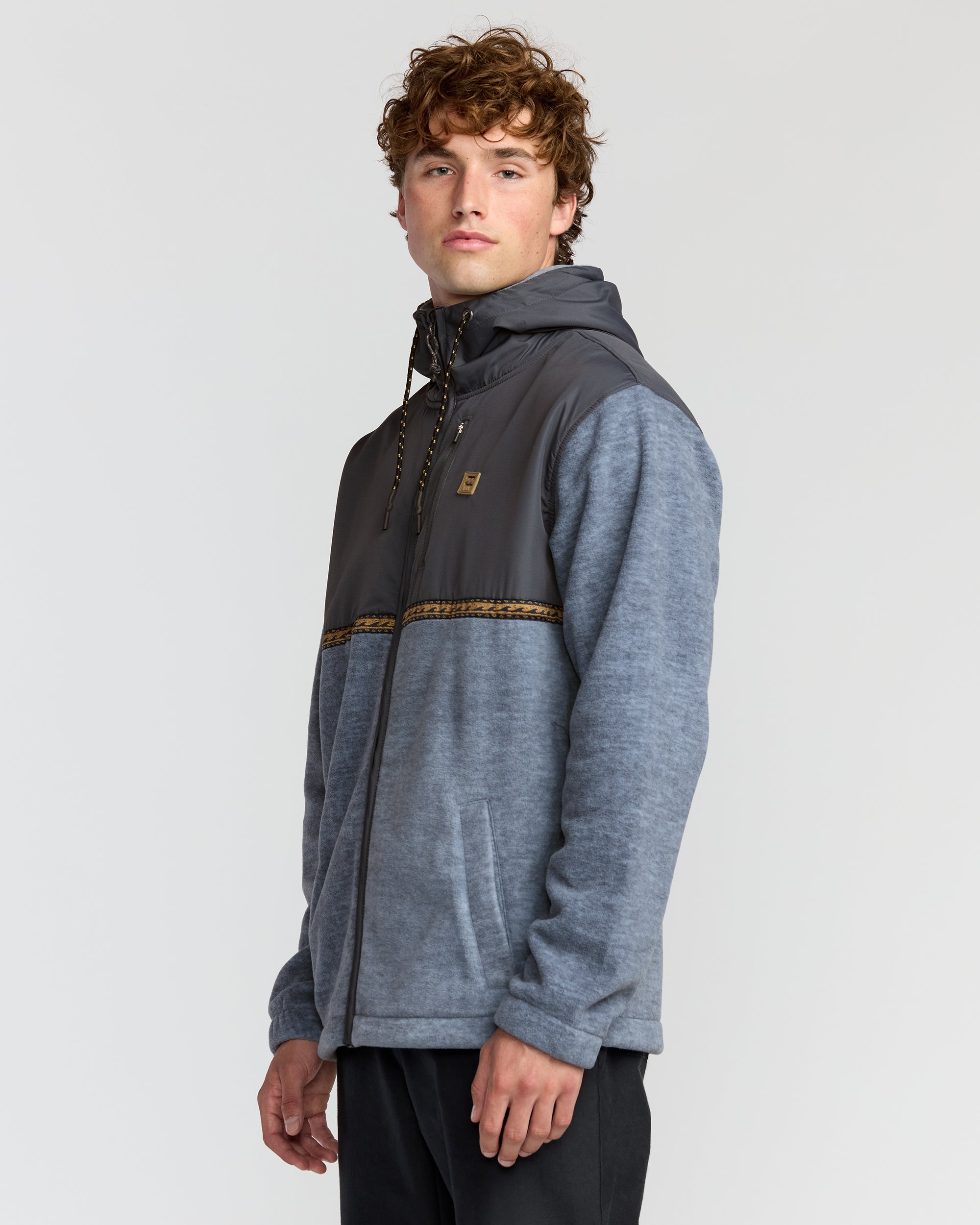 Boundary Lite Zip Sweatshirt - Steel Blue - Image 4